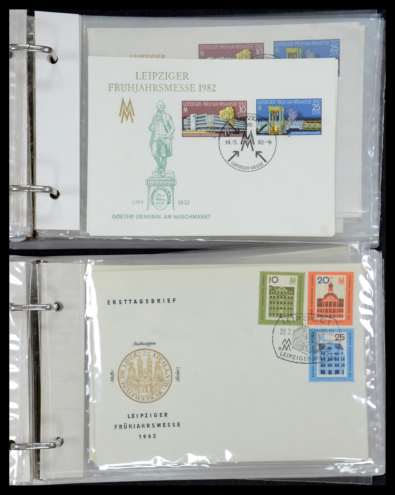 35491 052 - Stamp Collection 35491 Germany covers and FDC's 1947-1990.