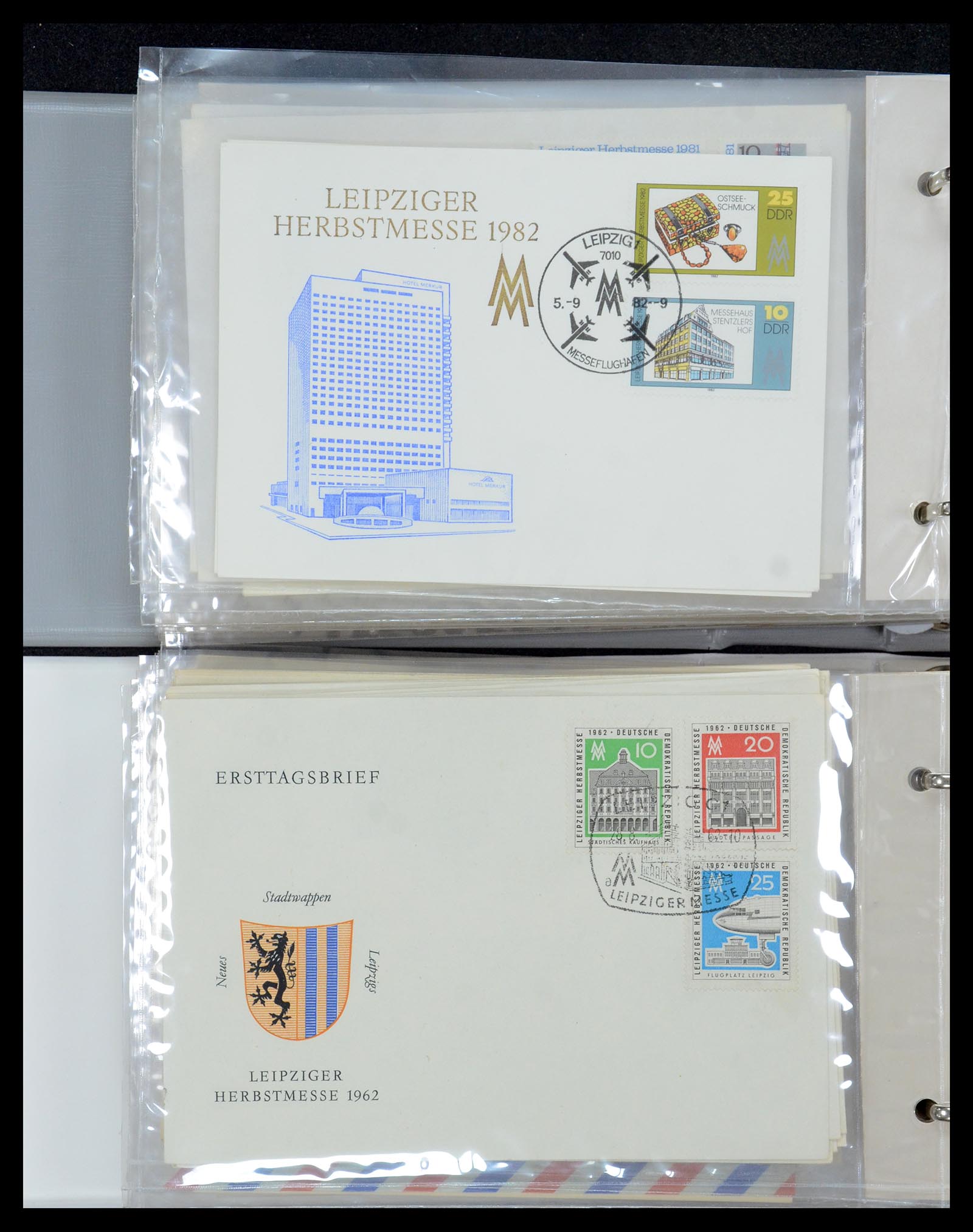 35491 054 - Stamp Collection 35491 Germany covers and FDC's 1947-1990.
