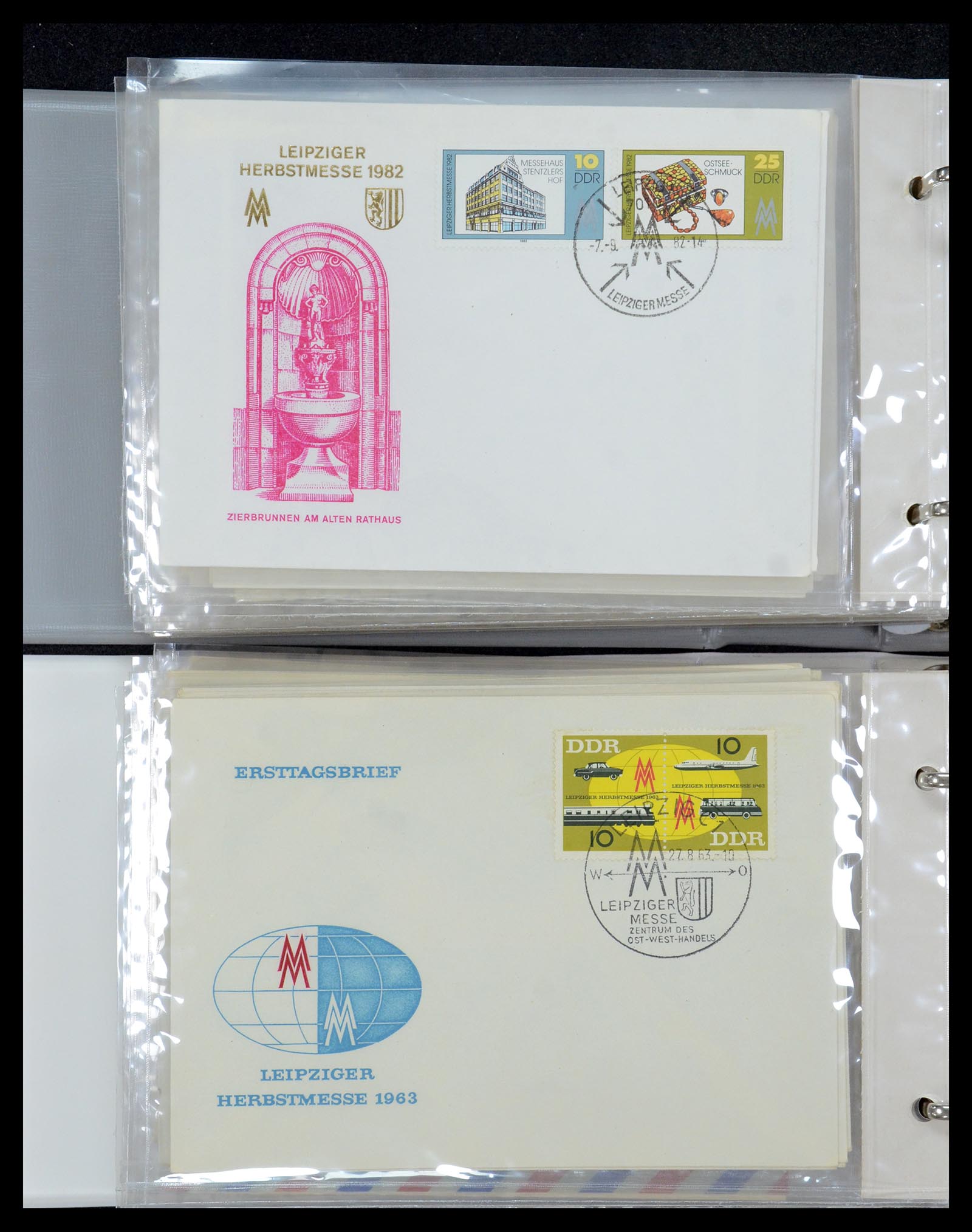 35491 055 - Stamp Collection 35491 Germany covers and FDC's 1947-1990.