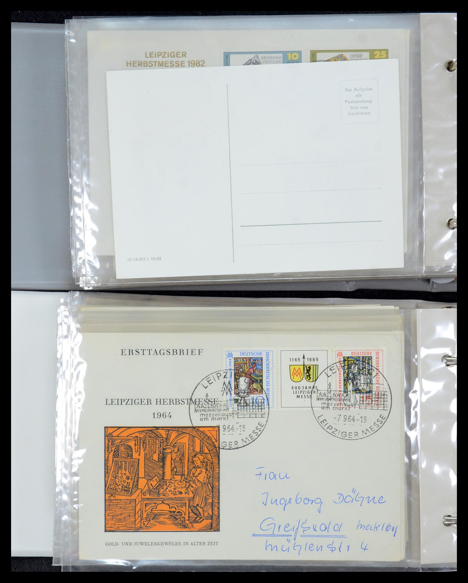 35491 058 - Stamp Collection 35491 Germany covers and FDC's 1947-1990.