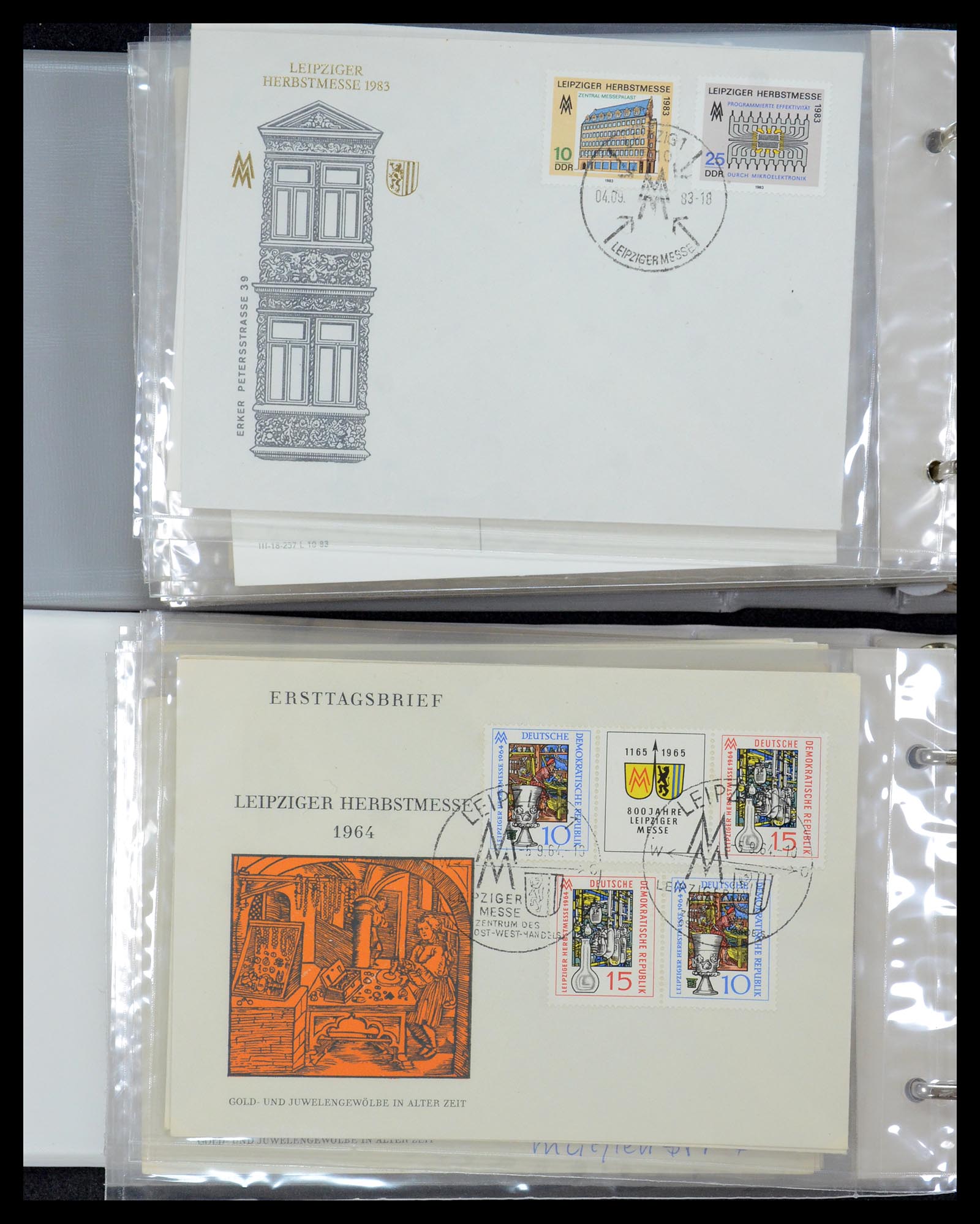 35491 059 - Stamp Collection 35491 Germany covers and FDC's 1947-1990.