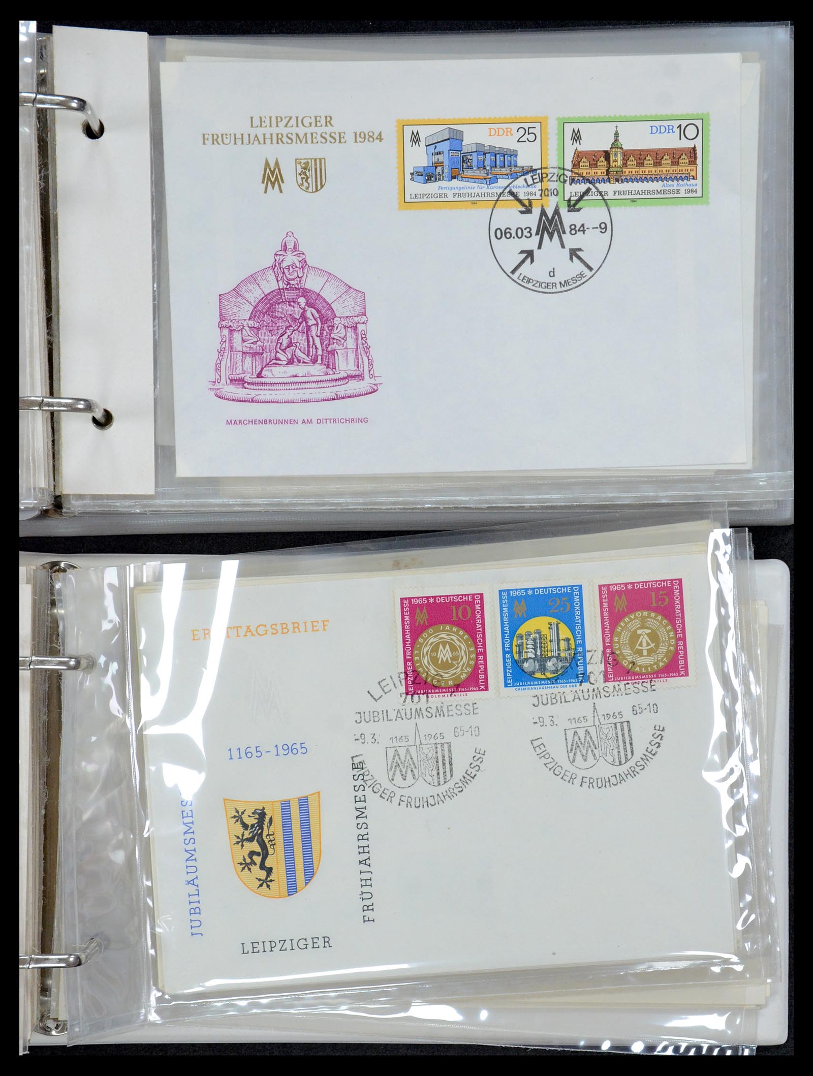 35491 061 - Stamp Collection 35491 Germany covers and FDC's 1947-1990.