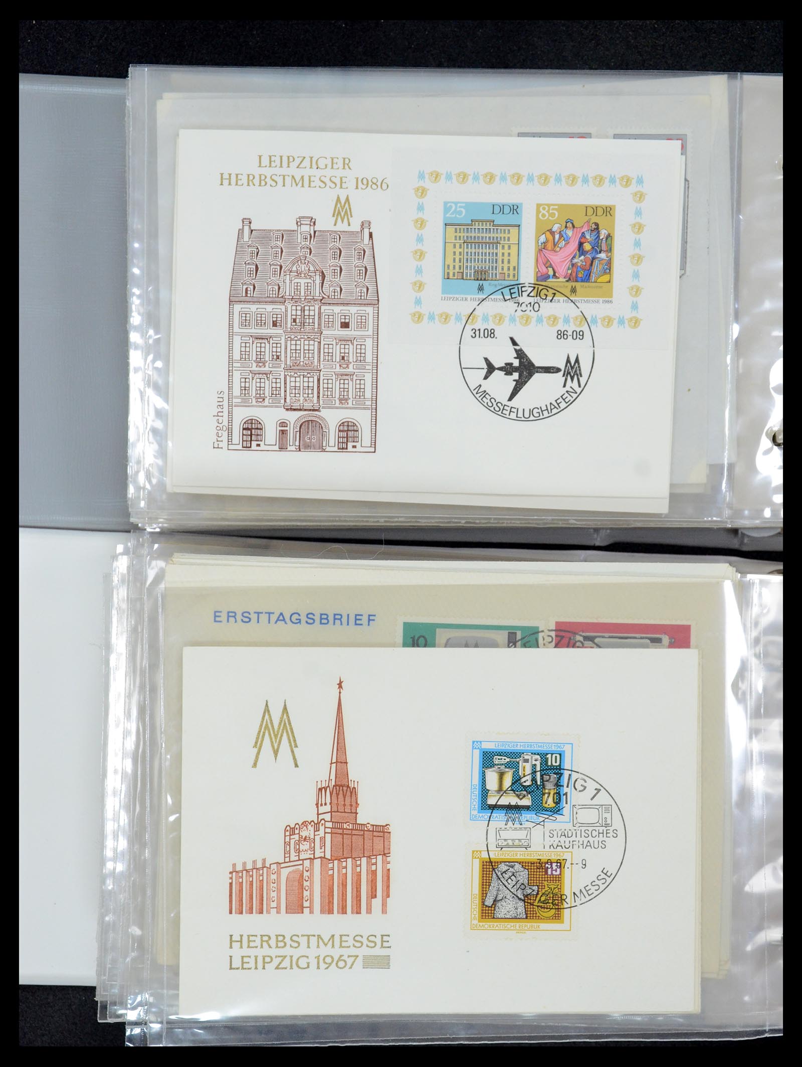 35491 069 - Stamp Collection 35491 Germany covers and FDC's 1947-1990.