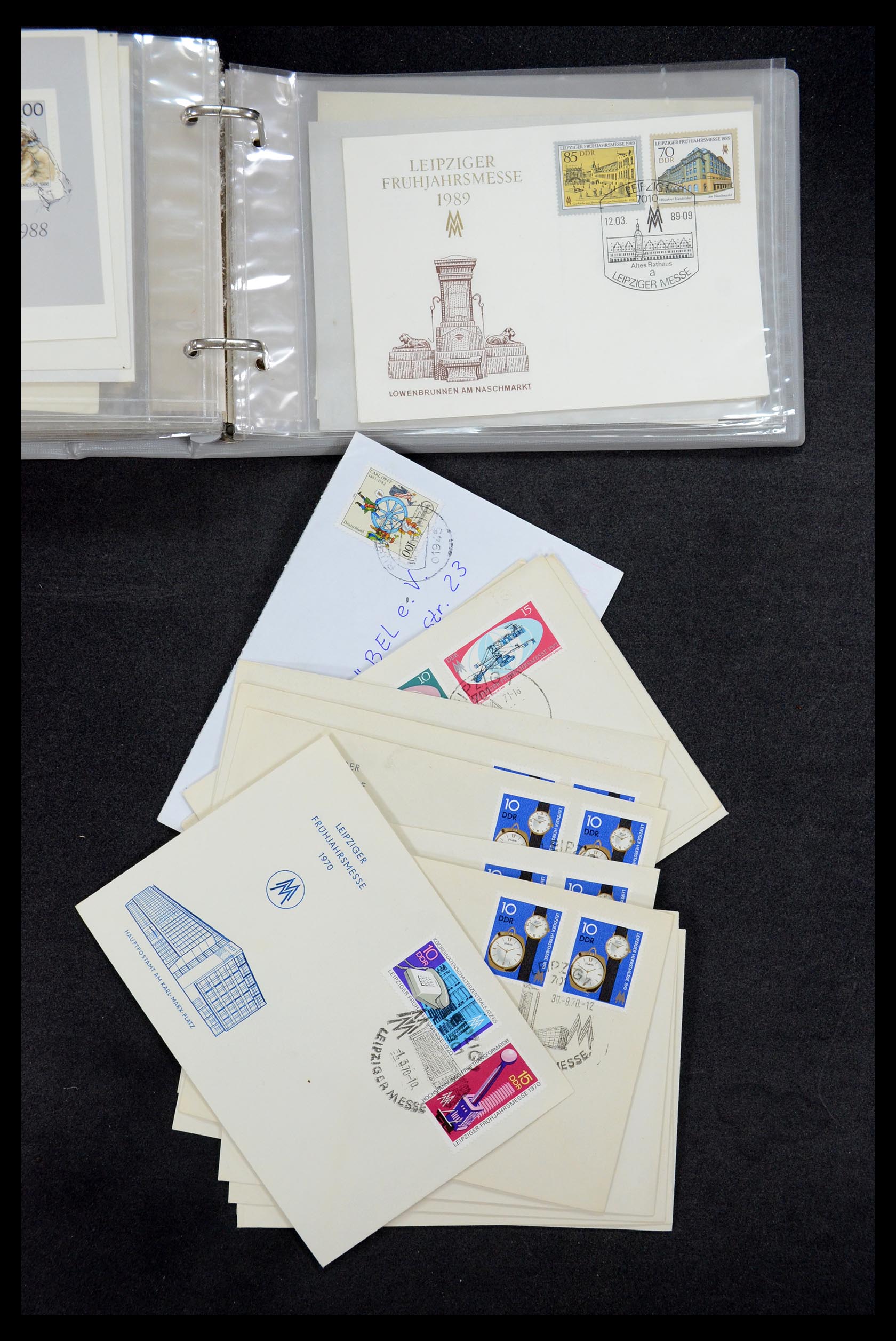 35491 076 - Stamp Collection 35491 Germany covers and FDC's 1947-1990.