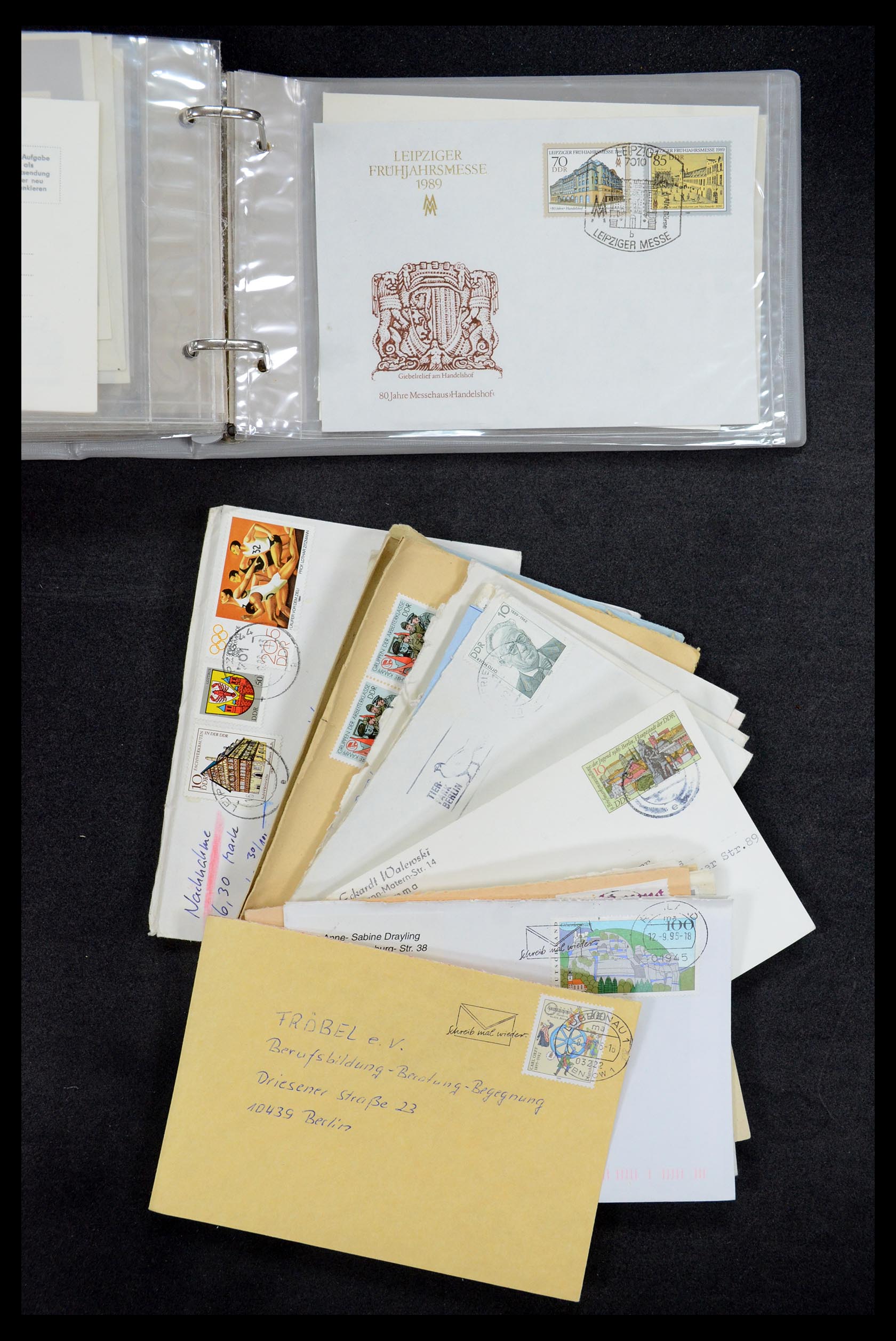 35491 077 - Stamp Collection 35491 Germany covers and FDC's 1947-1990.