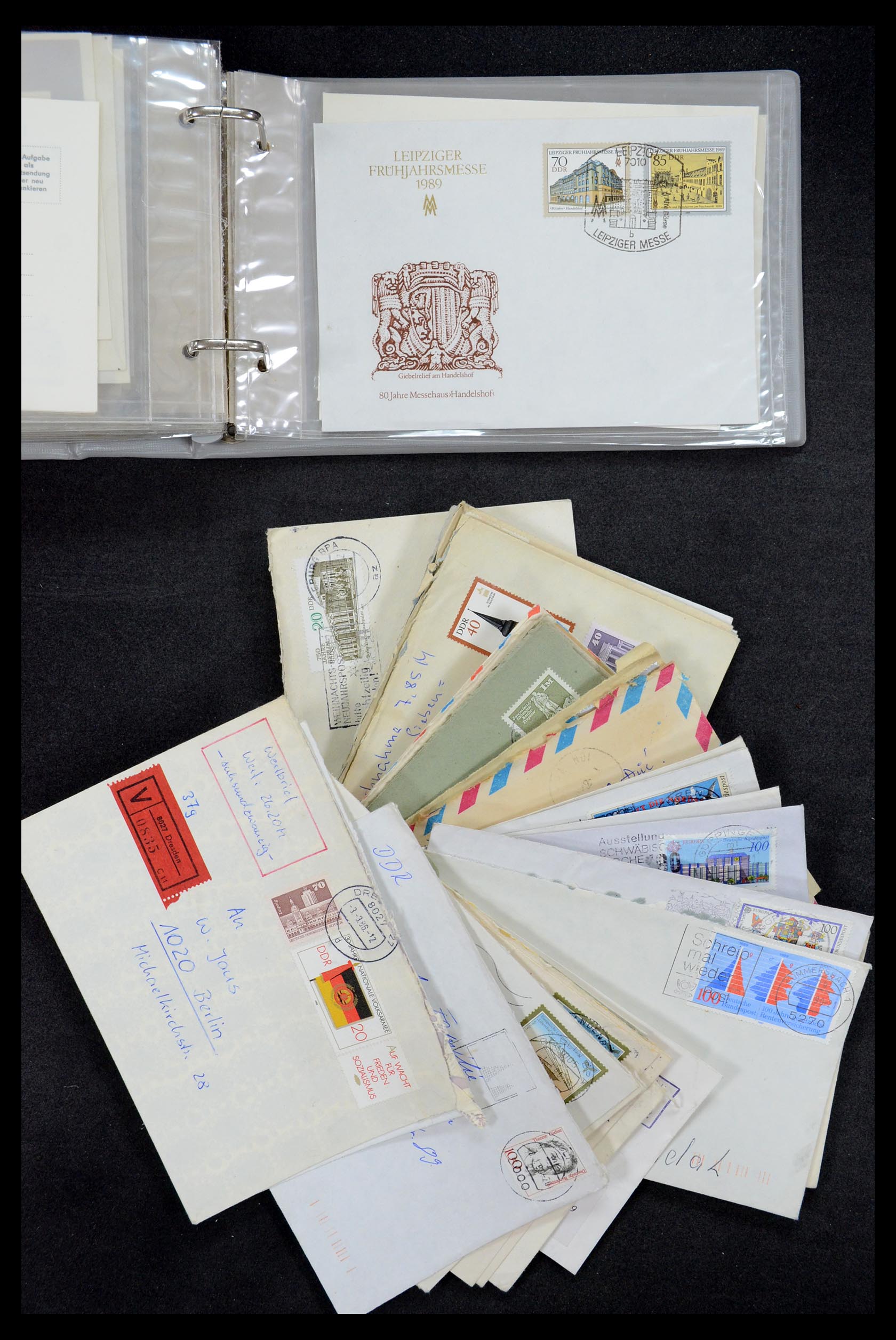 35491 078 - Stamp Collection 35491 Germany covers and FDC's 1947-1990.