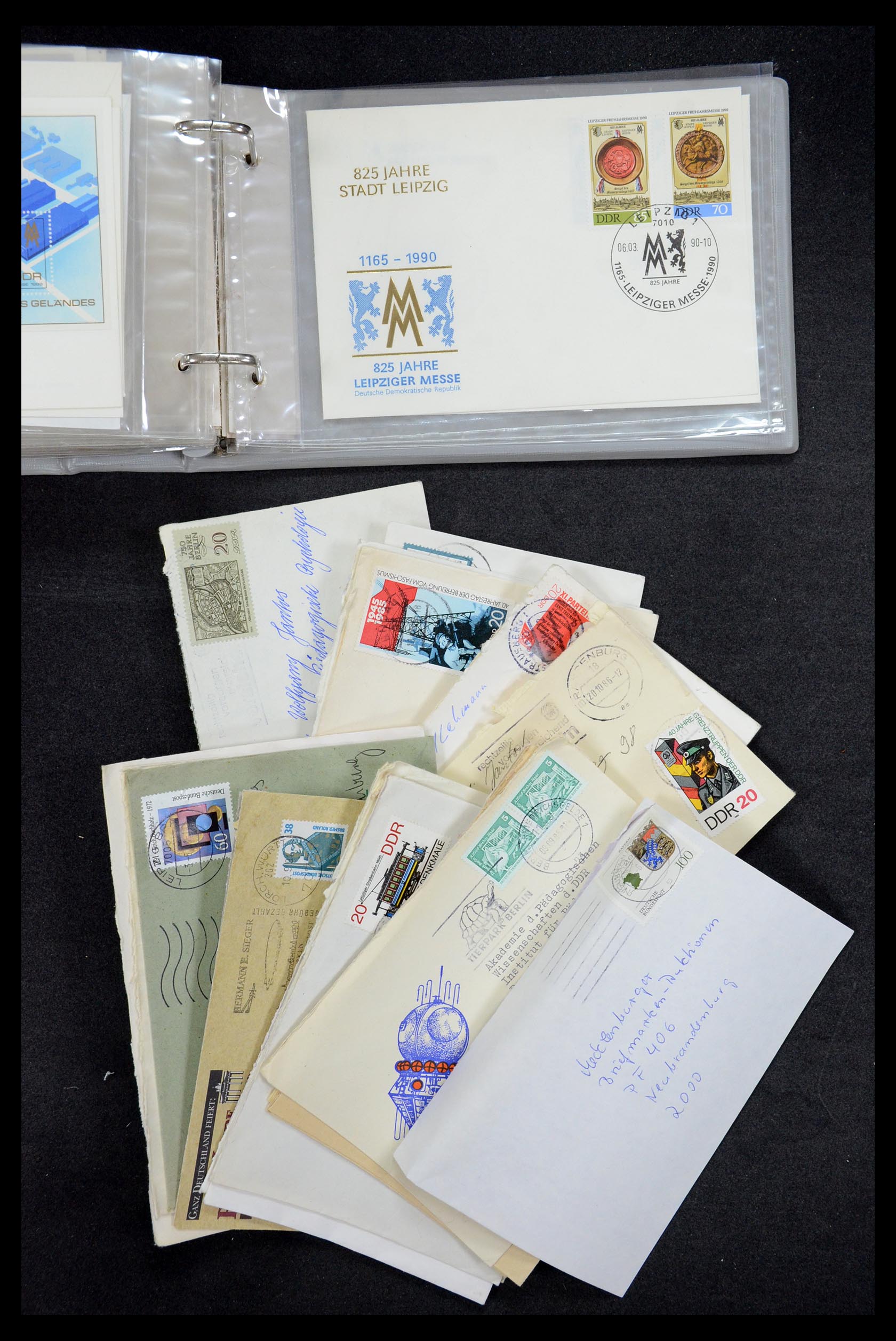 35491 080 - Stamp Collection 35491 Germany covers and FDC's 1947-1990.