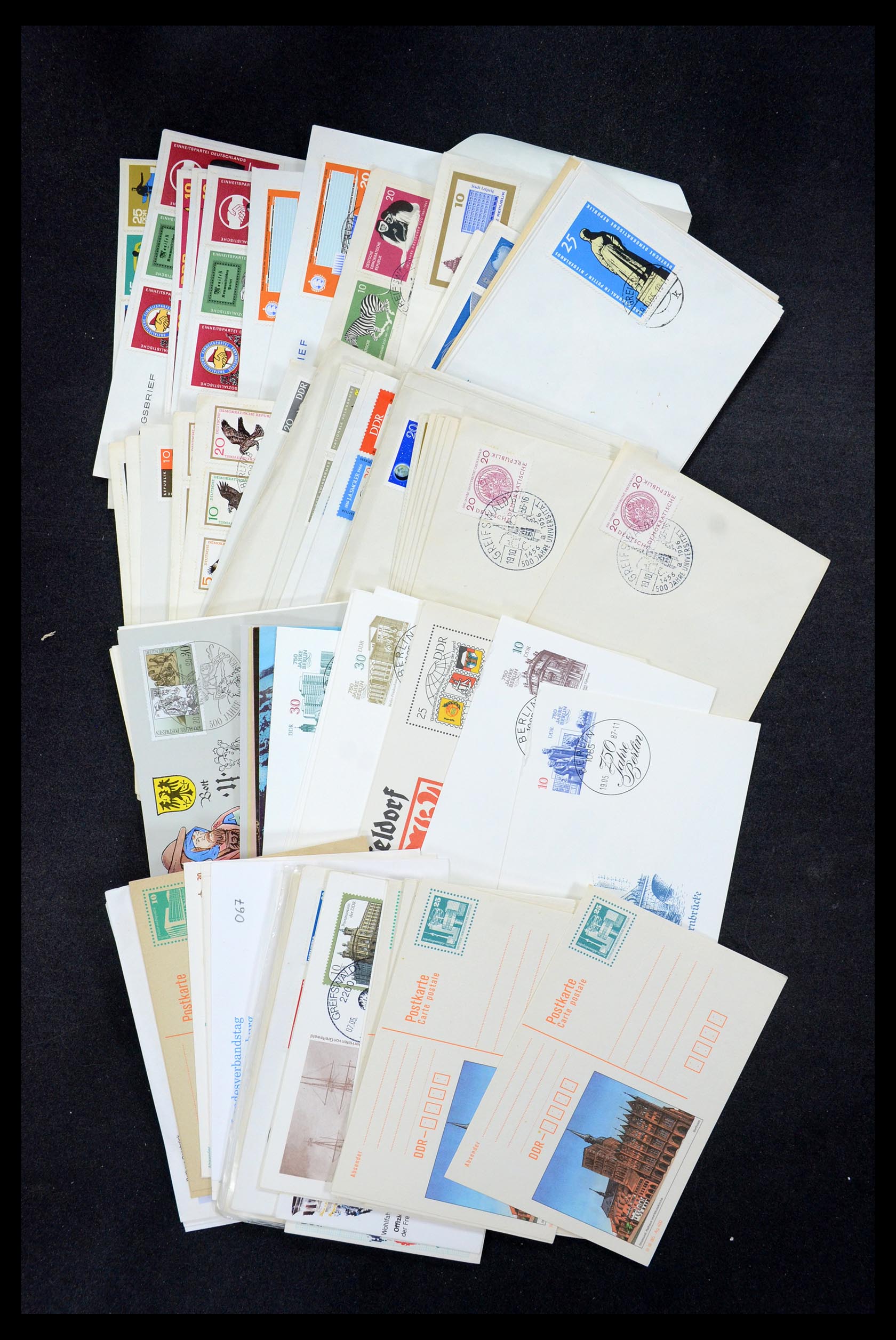 35491 096 - Stamp Collection 35491 Germany covers and FDC's 1947-1990.