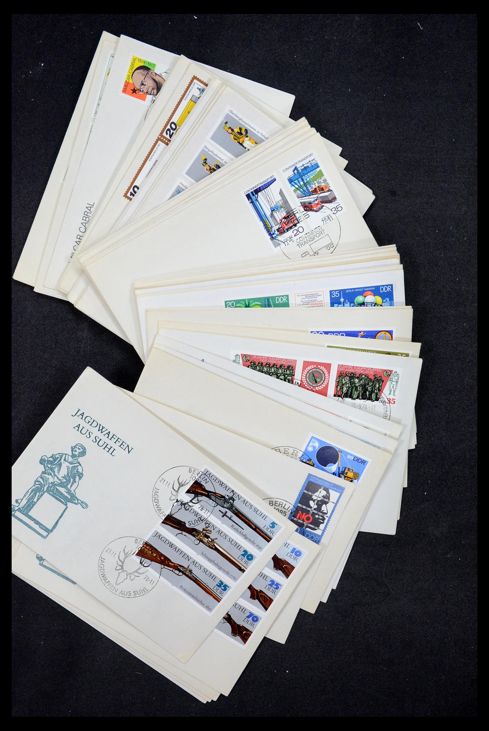 35491 144 - Stamp Collection 35491 Germany covers and FDC's 1947-1990.