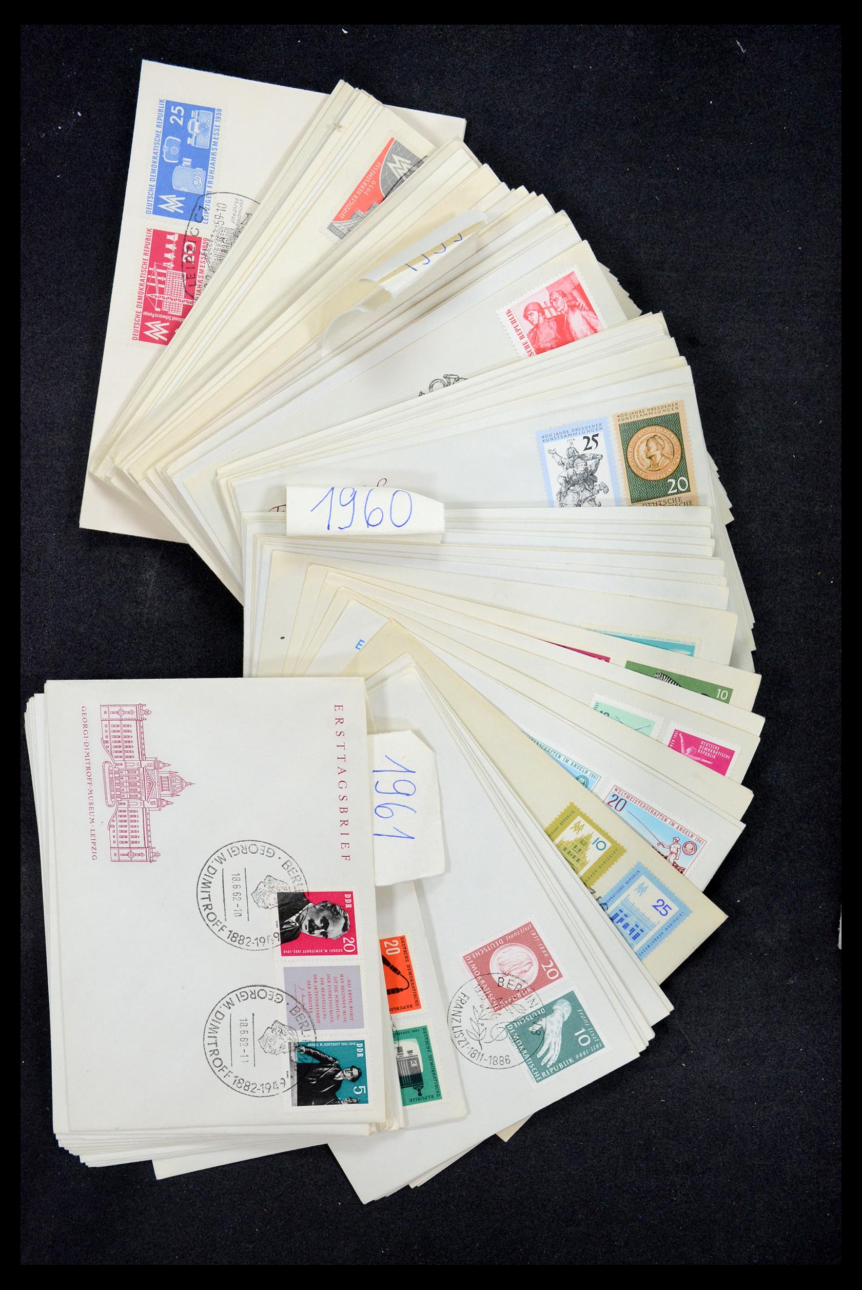 35491 157 - Stamp Collection 35491 Germany covers and FDC's 1947-1990.