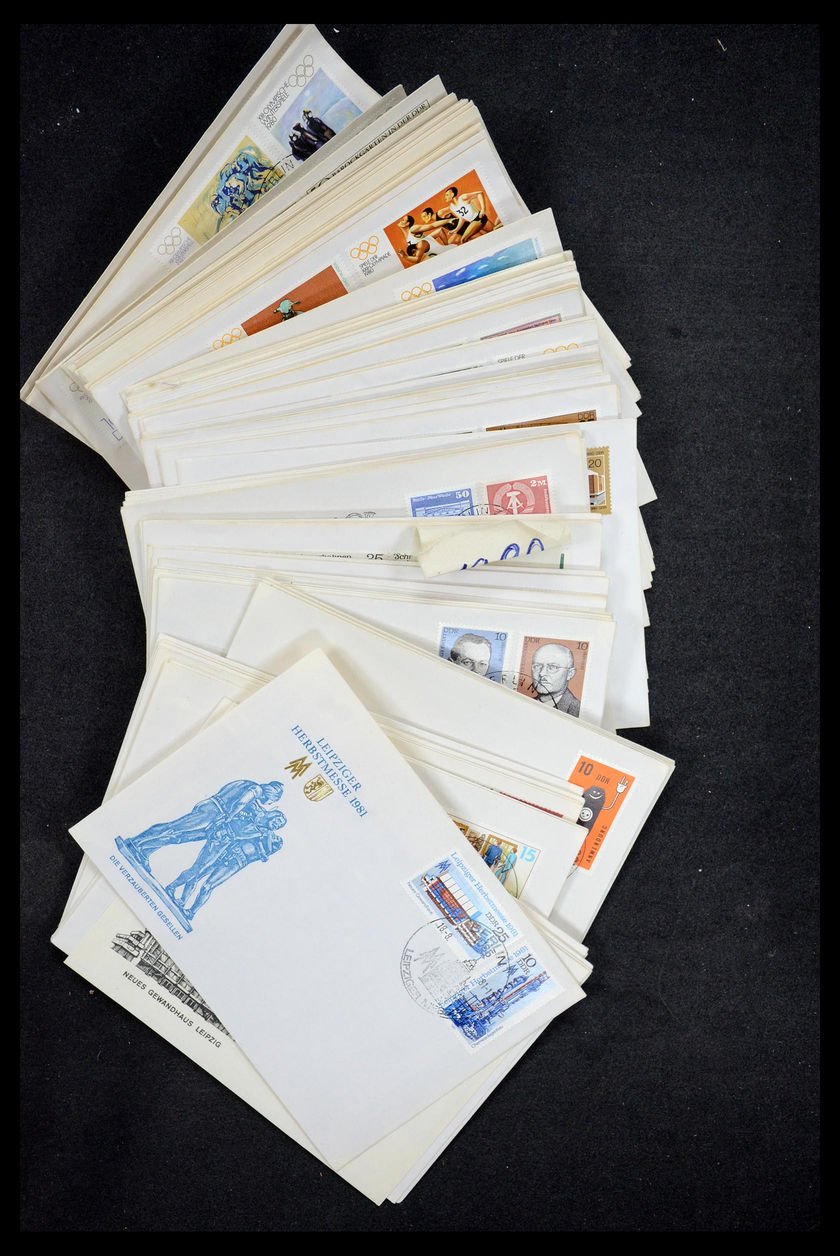 35491 166 - Stamp Collection 35491 Germany covers and FDC's 1947-1990.
