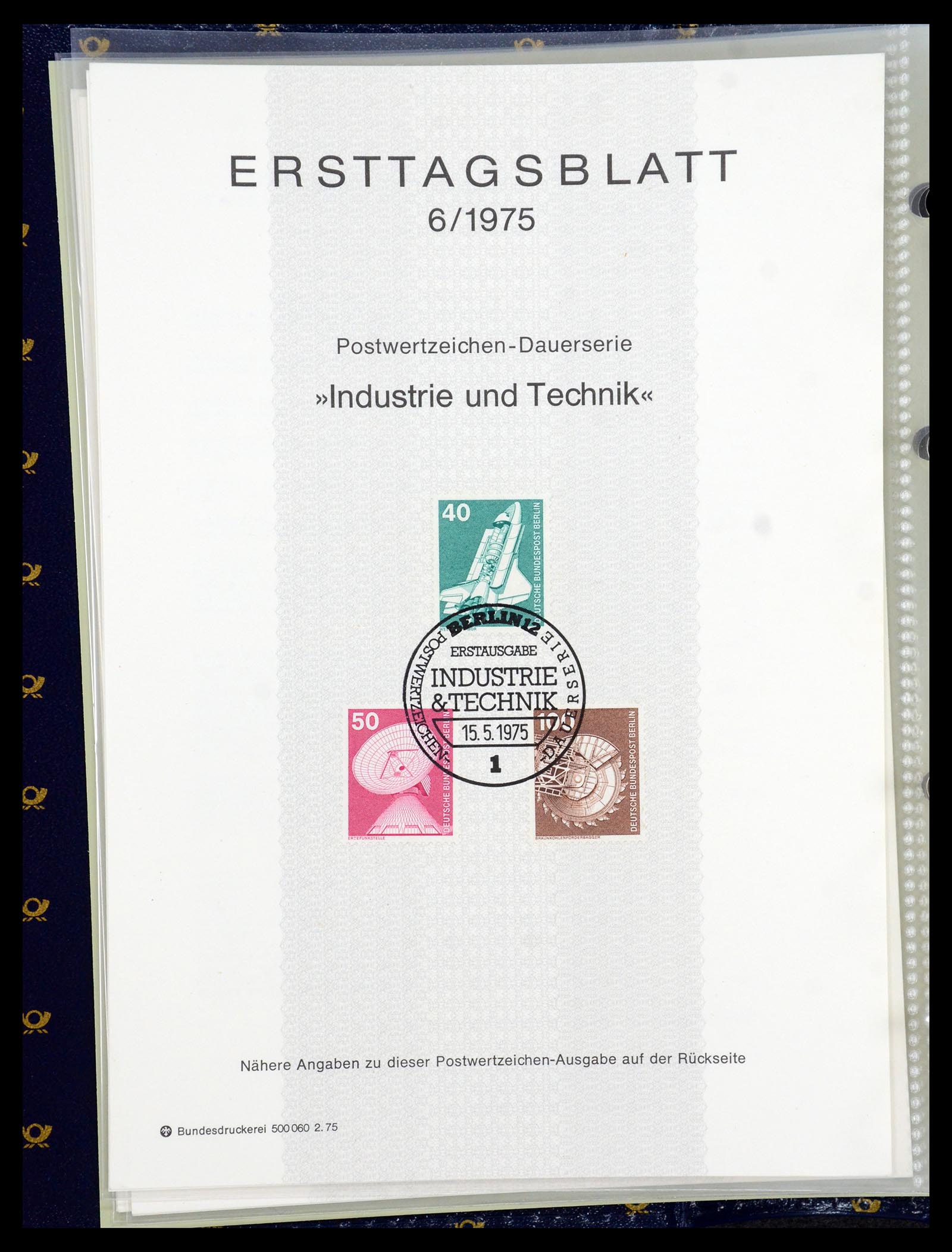 35492 006 - Stamp Collection 35492 Bundespost first day sheets 1975-2016!