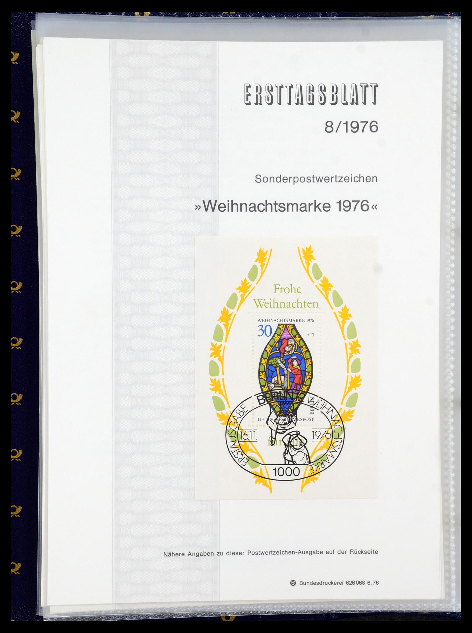 35492 022 - Stamp Collection 35492 Bundespost first day sheets 1975-2016!
