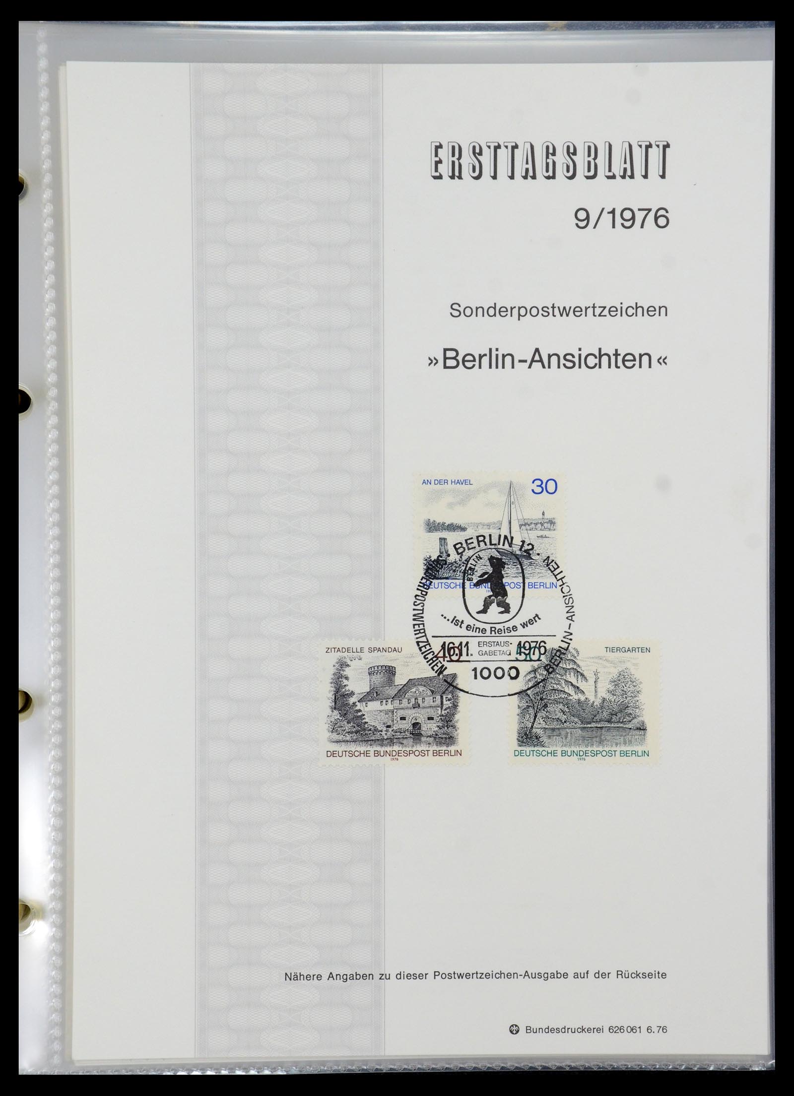 35492 023 - Stamp Collection 35492 Bundespost first day sheets 1975-2016!