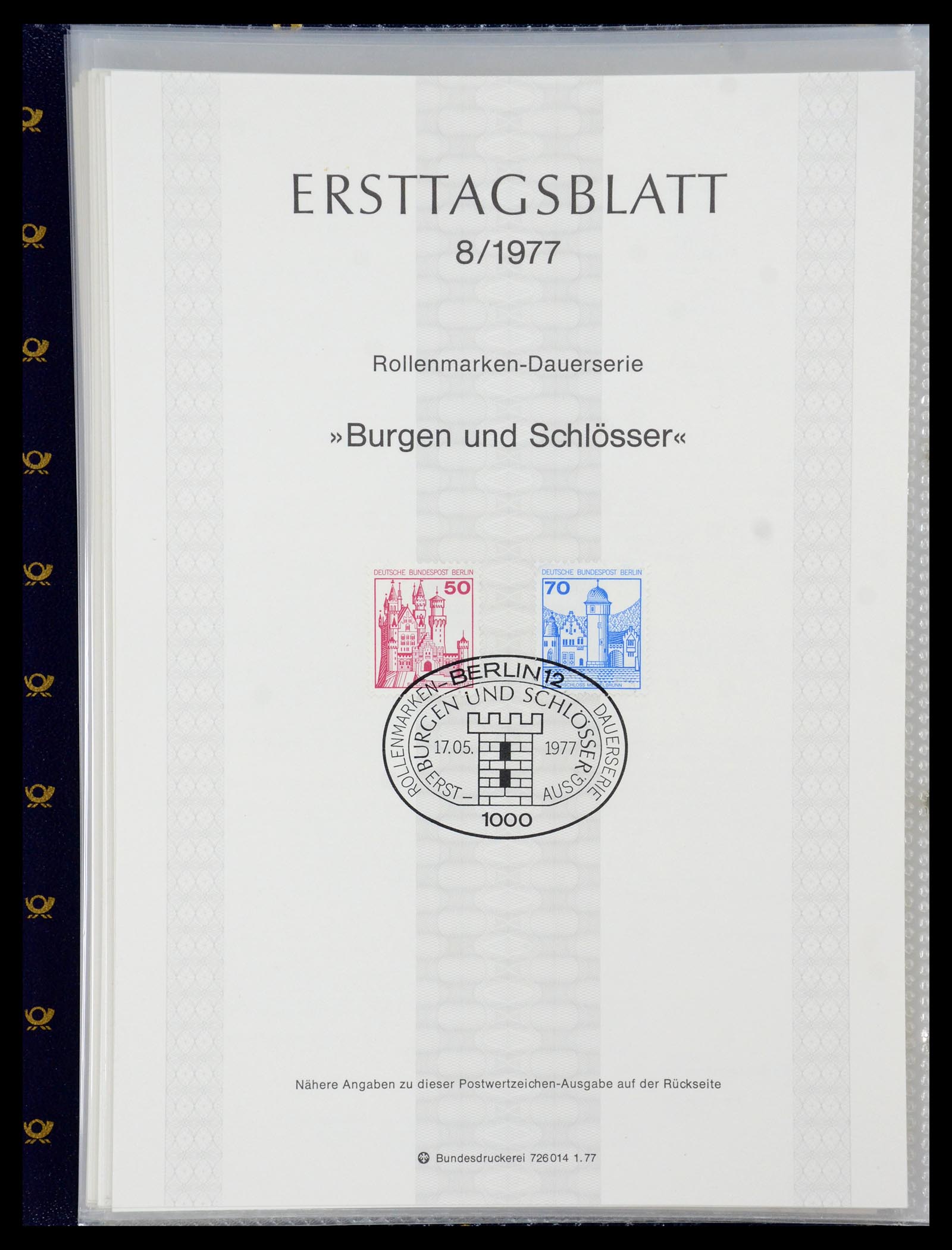 35492 031 - Stamp Collection 35492 Bundespost first day sheets 1975-2016!