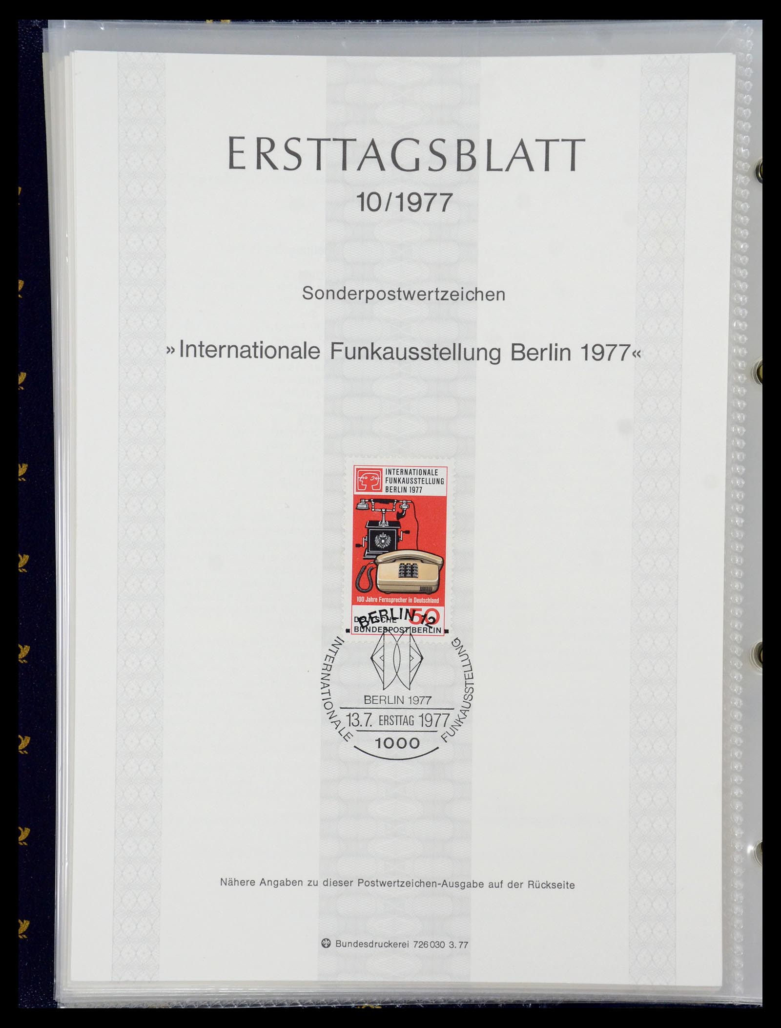 35492 033 - Stamp Collection 35492 Bundespost first day sheets 1975-2016!