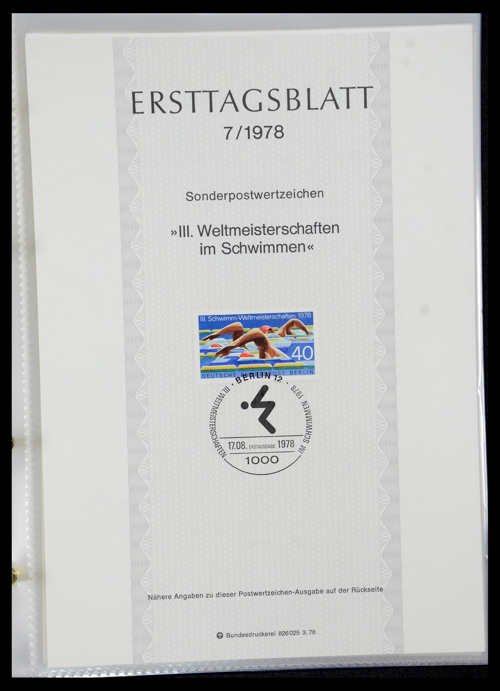 35492 045 - Postzegelverzameling 35492 Bundespost eerstedagbladen 1975-2016!