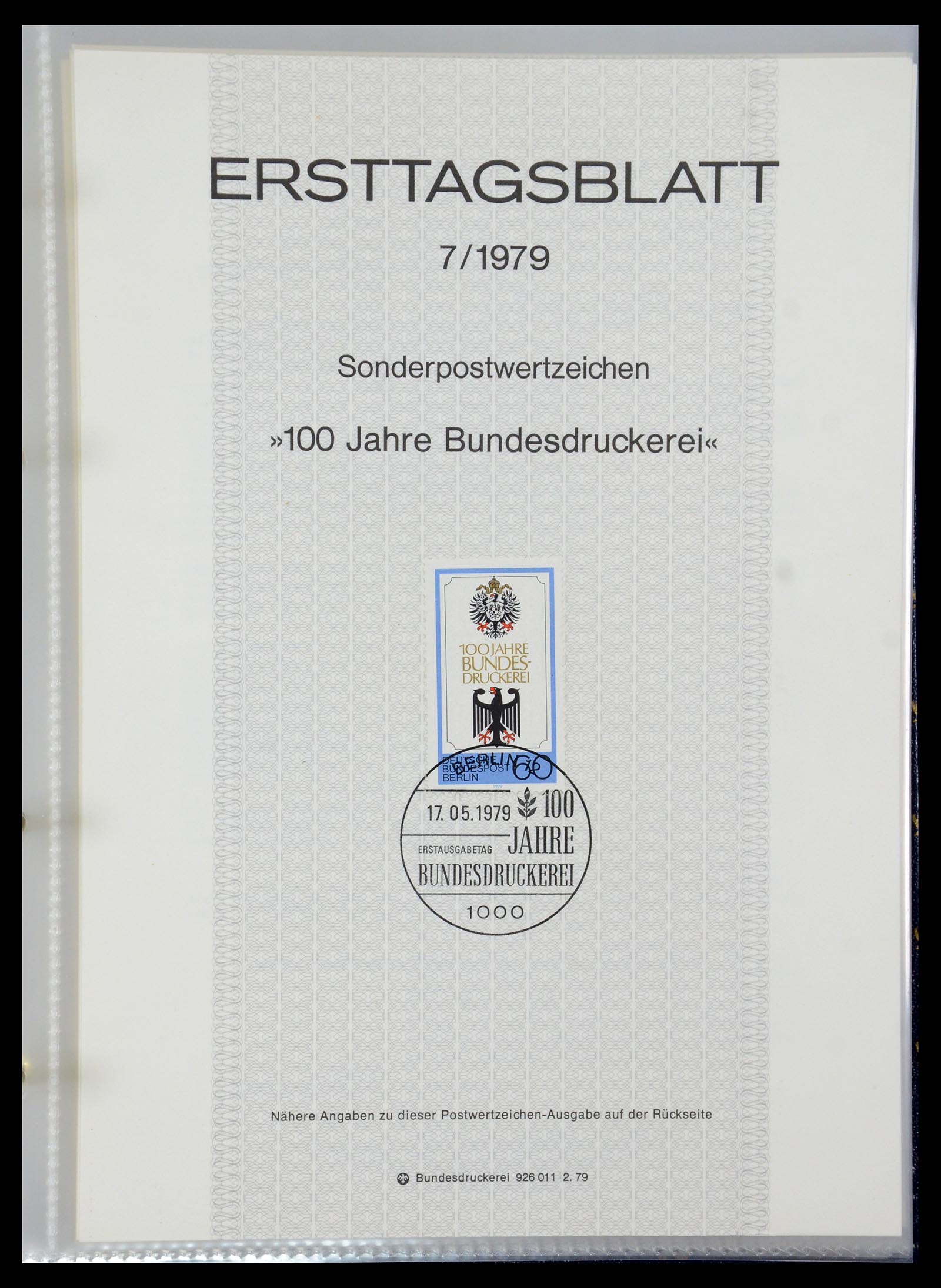 35492 059 - Postzegelverzameling 35492 Bundespost eerstedagbladen 1975-2016!