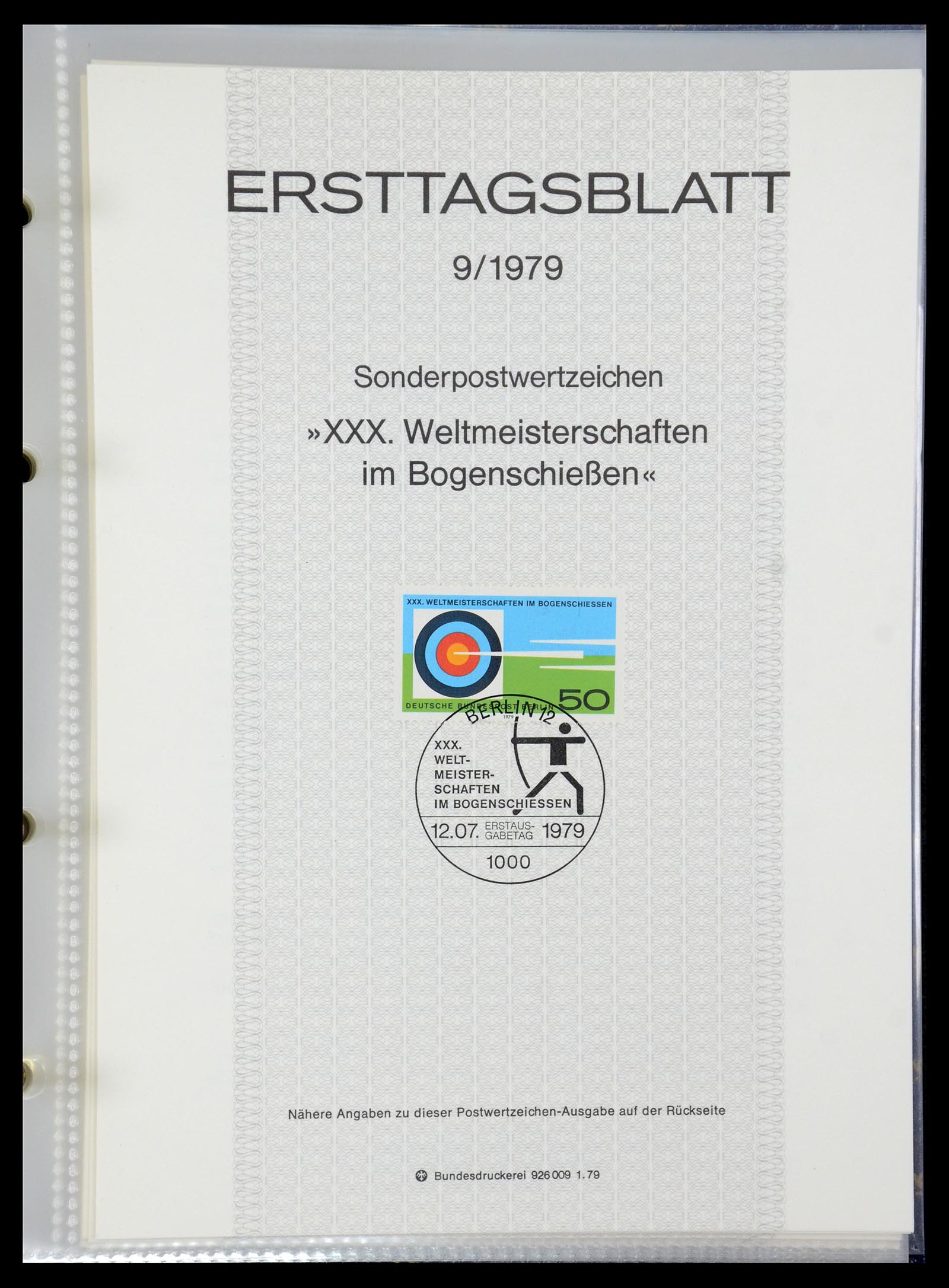 35492 061 - Stamp Collection 35492 Bundespost first day sheets 1975-2016!