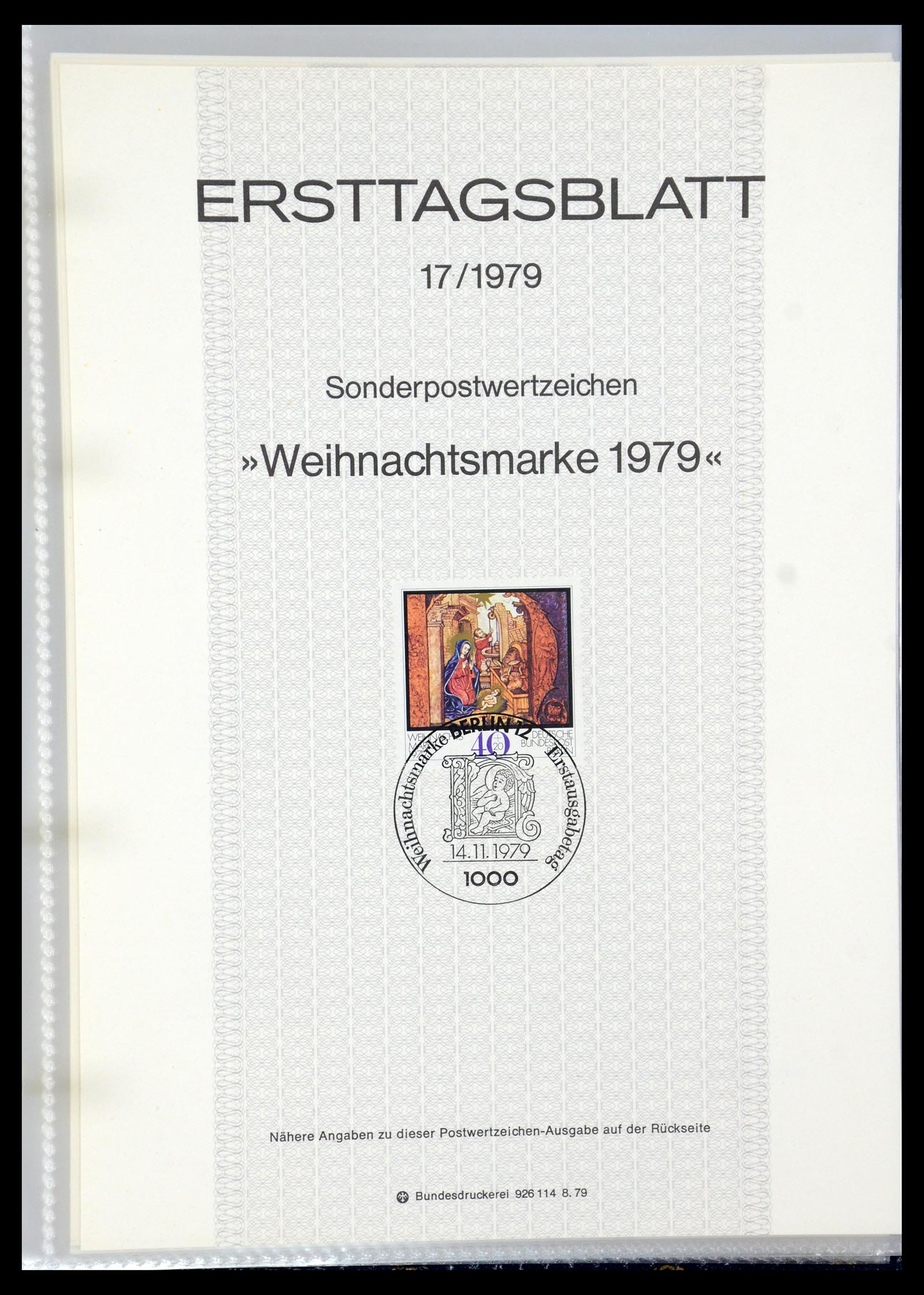 35492 069 - Stamp Collection 35492 Bundespost first day sheets 1975-2016!