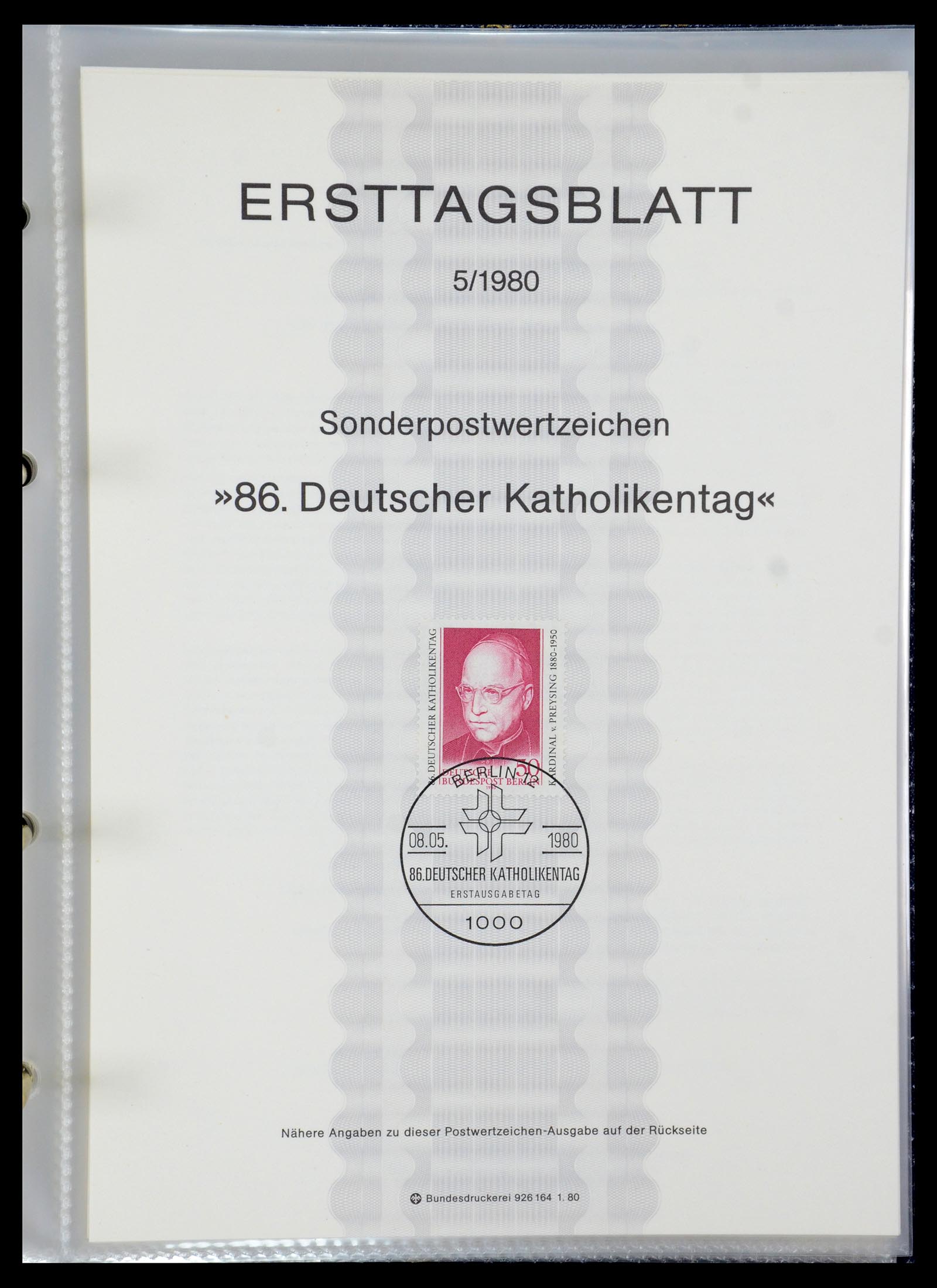 35492 074 - Stamp Collection 35492 Bundespost first day sheets 1975-2016!