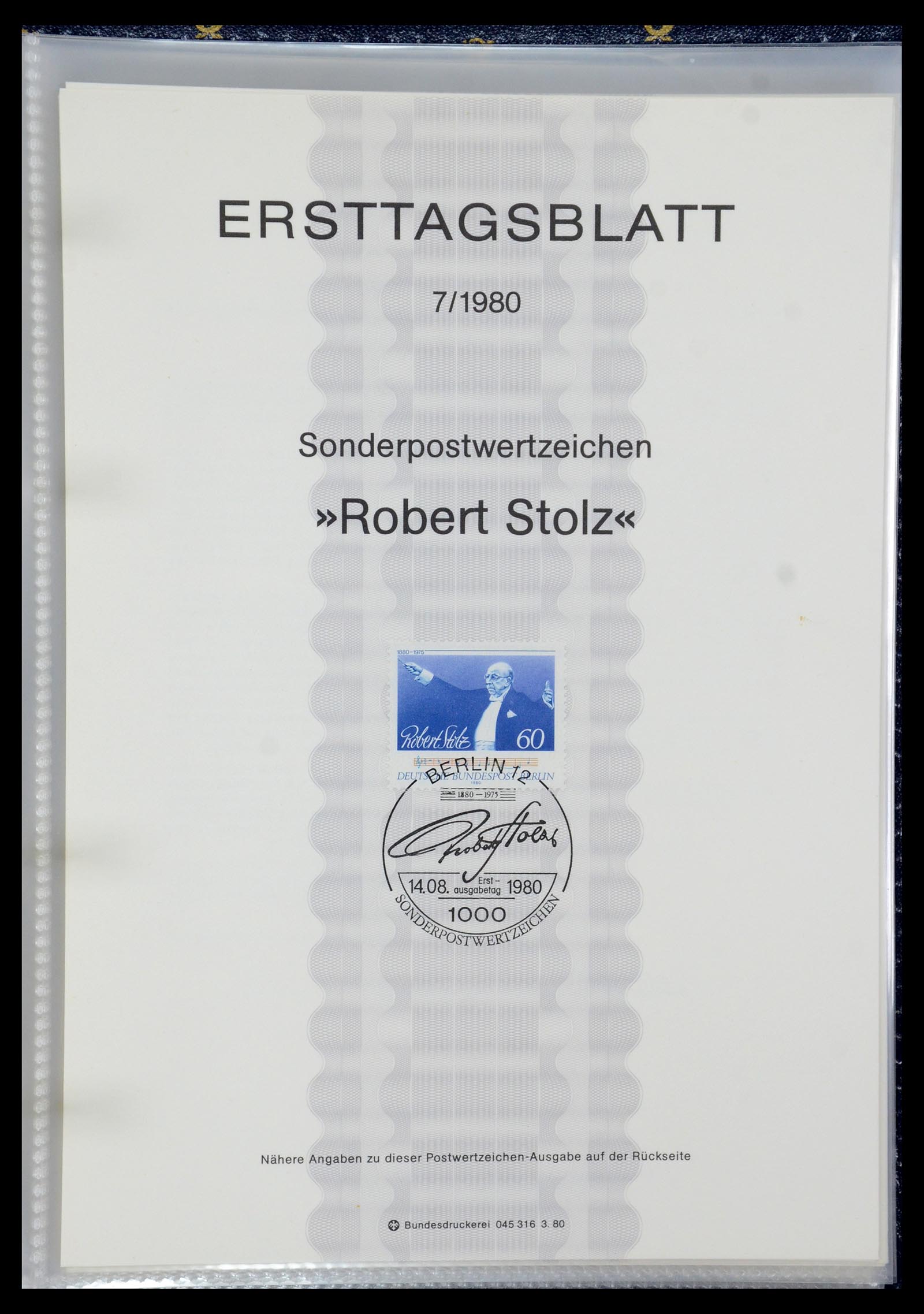 35492 076 - Stamp Collection 35492 Bundespost first day sheets 1975-2016!