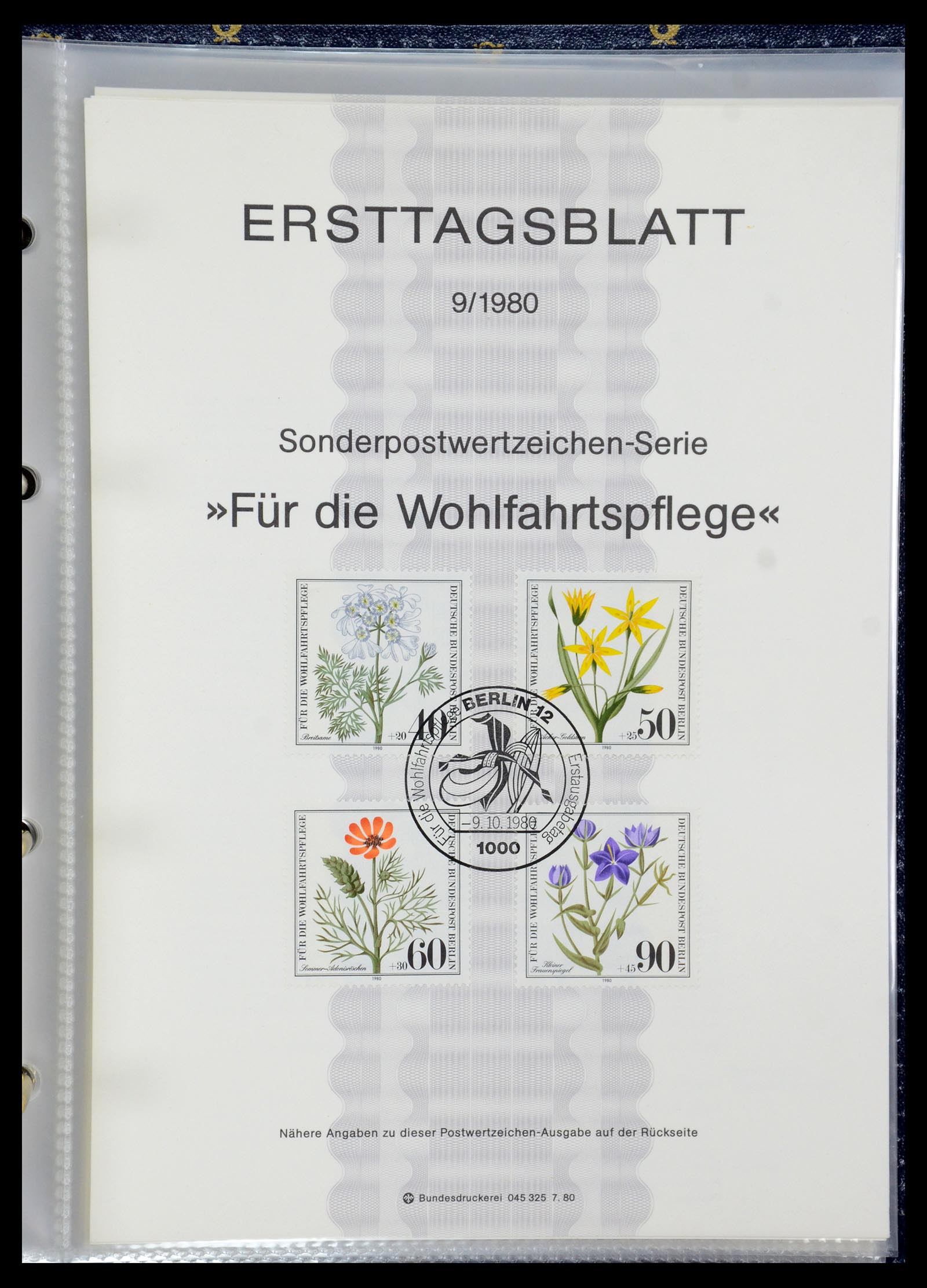 35492 078 - Stamp Collection 35492 Bundespost first day sheets 1975-2016!