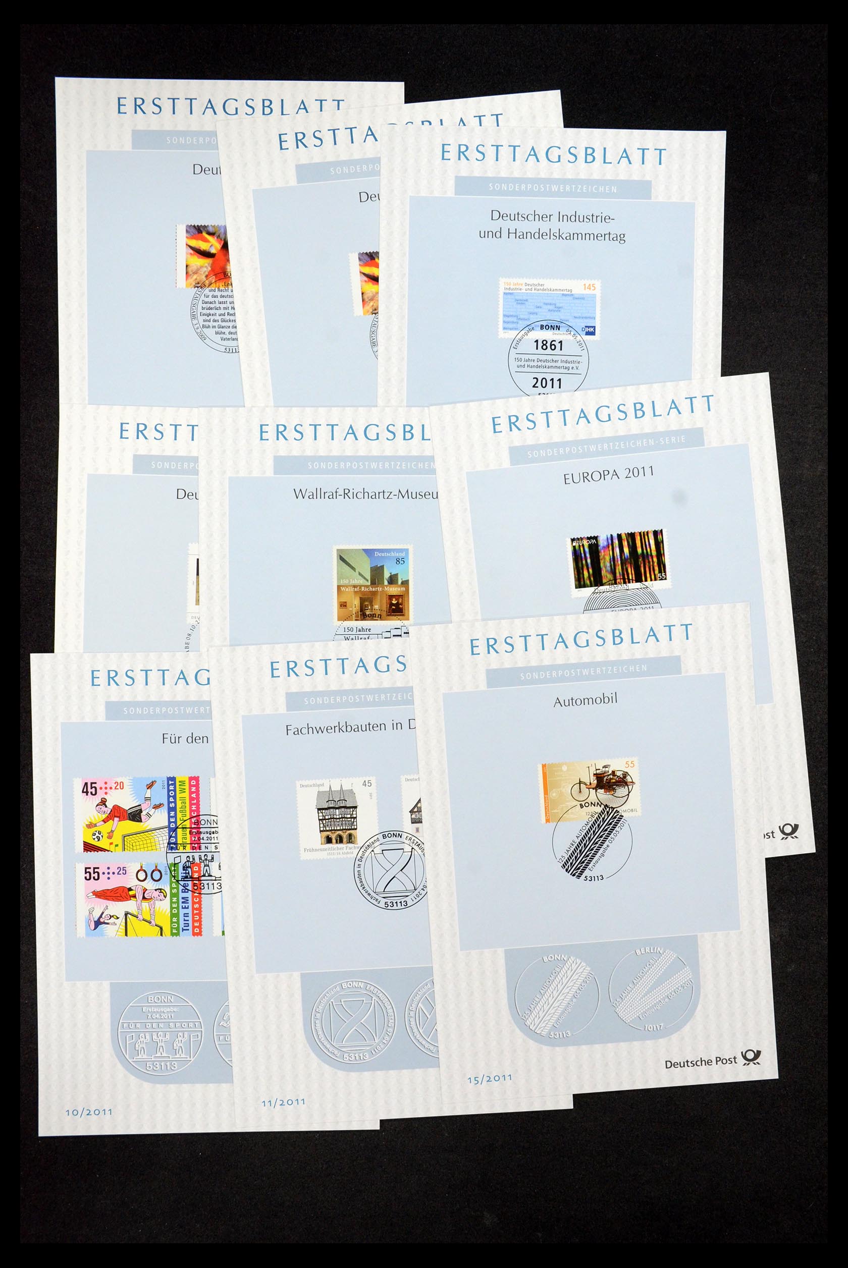 35492 272 - Postzegelverzameling 35492 Bundespost eerstedagbladen 1975-2016!