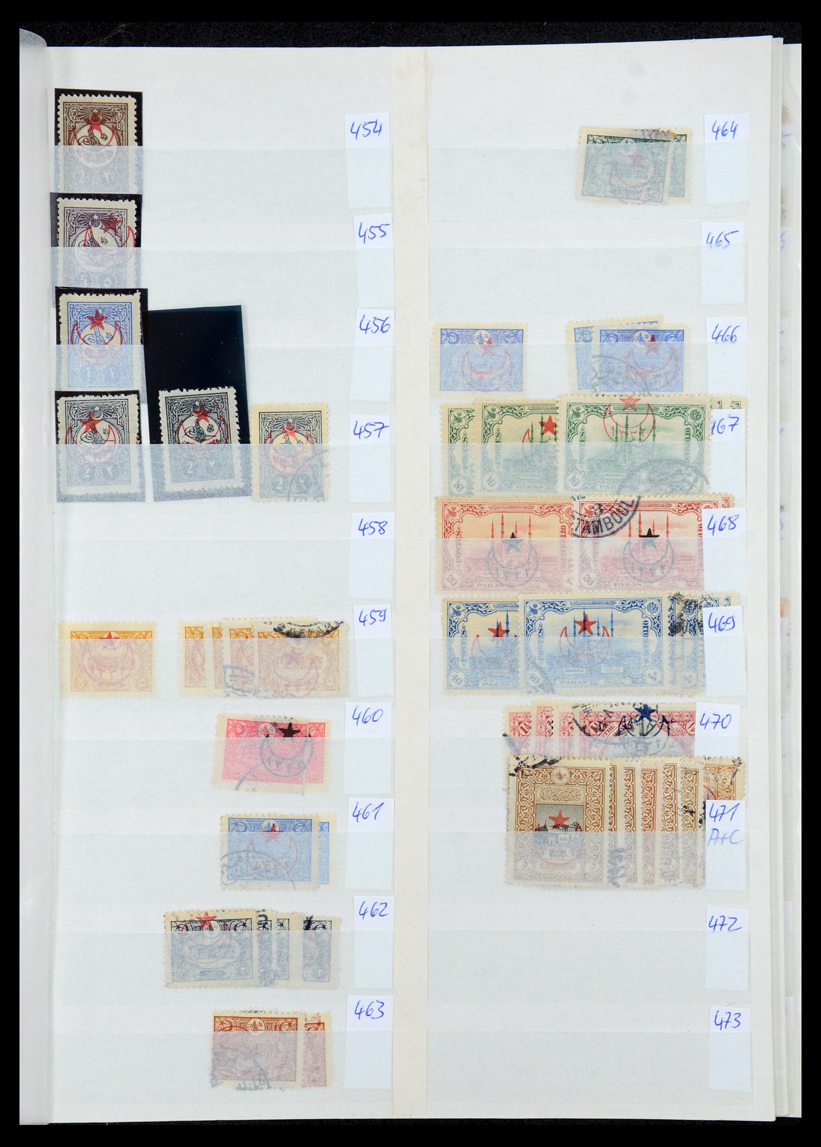 35493 025 - Postzegelverzameling 35493 Turkije 1863-1988.