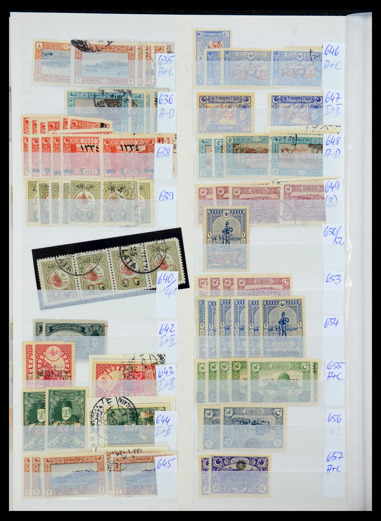 35493 030 - Postzegelverzameling 35493 Turkije 1863-1988.