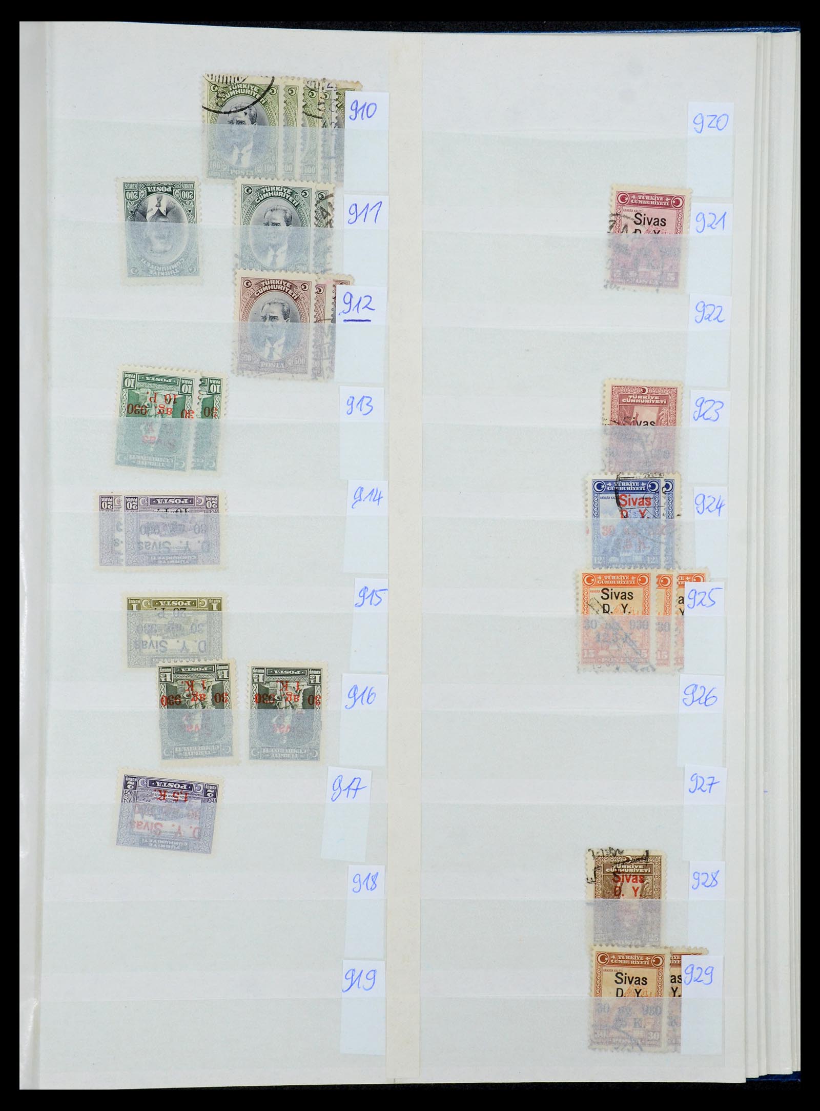 35493 041 - Postzegelverzameling 35493 Turkije 1863-1988.
