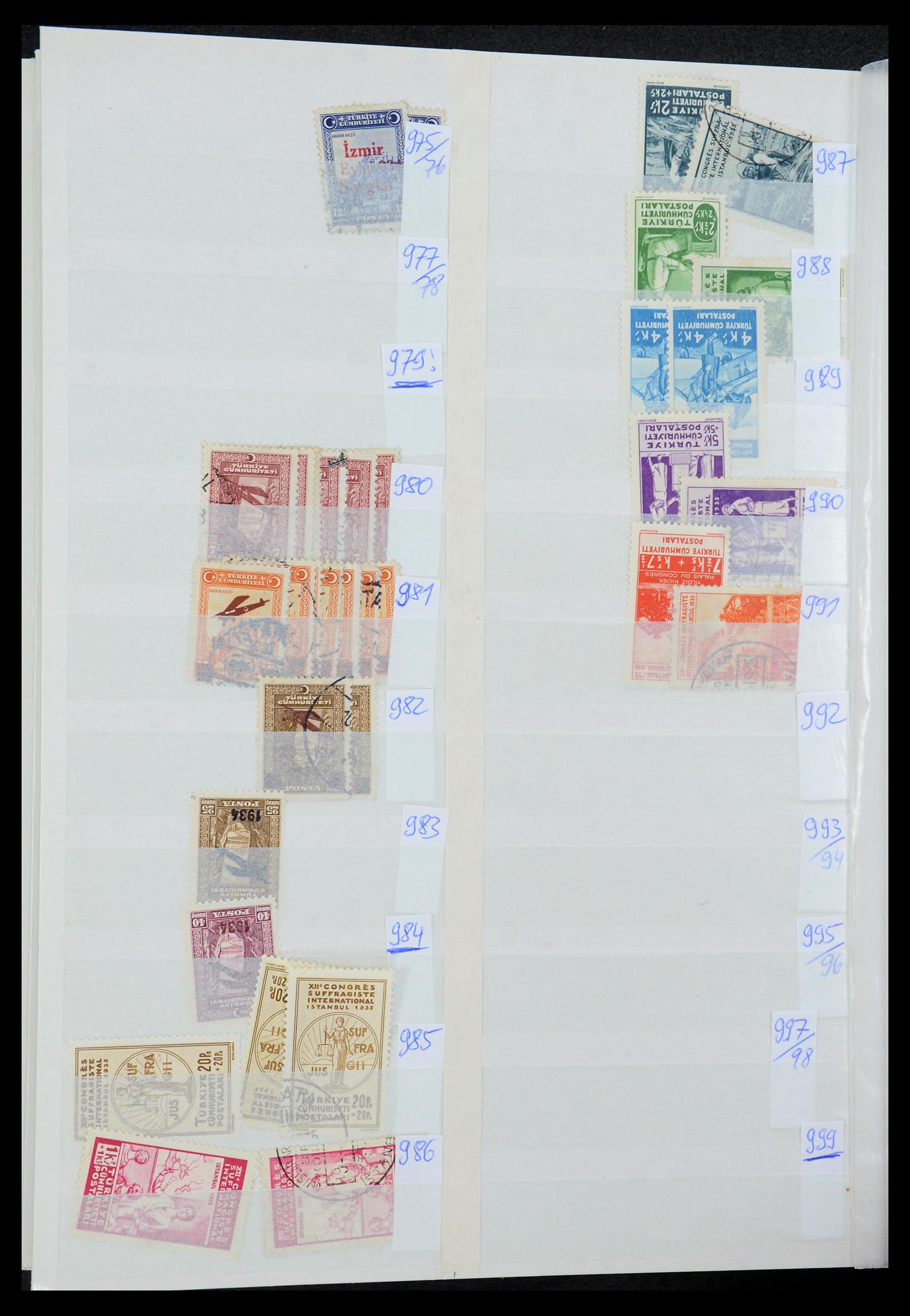 35493 044 - Postzegelverzameling 35493 Turkije 1863-1988.