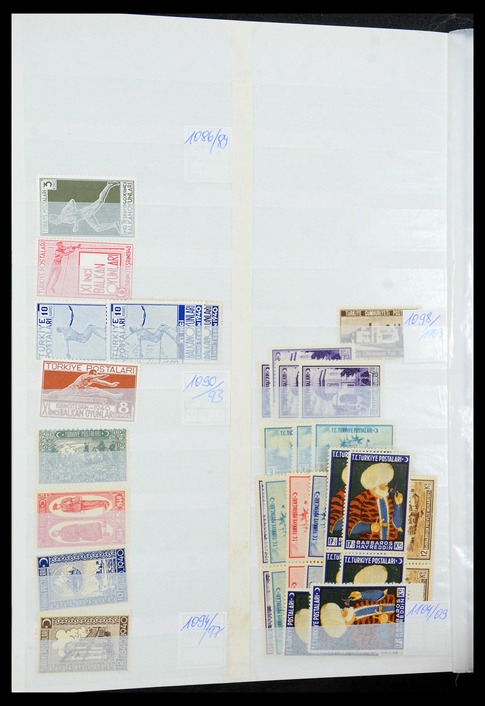 35493 048 - Postzegelverzameling 35493 Turkije 1863-1988.