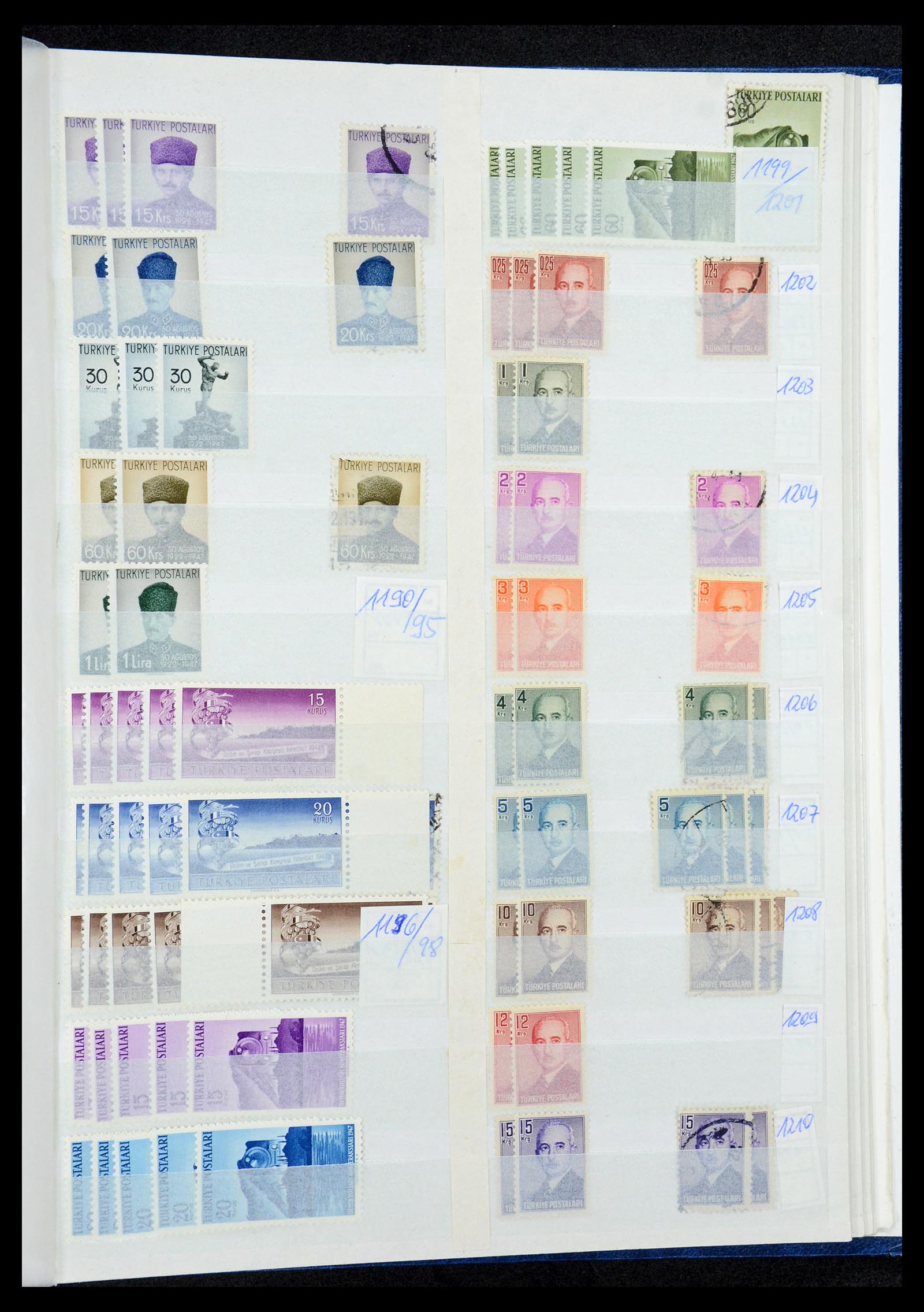 35493 053 - Stamp Collection 35493 Turkey 1863-1988.