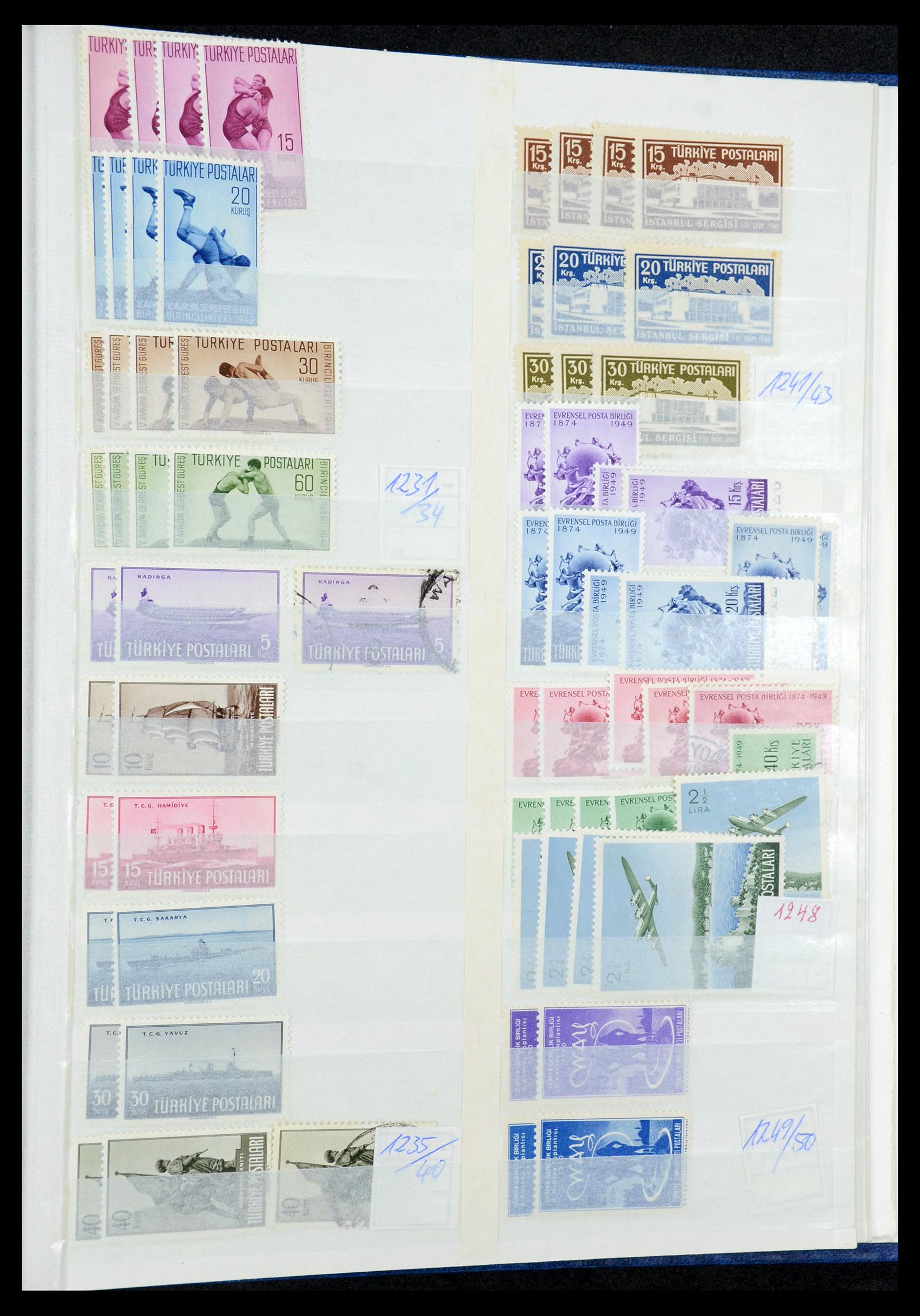 35493 055 - Postzegelverzameling 35493 Turkije 1863-1988.