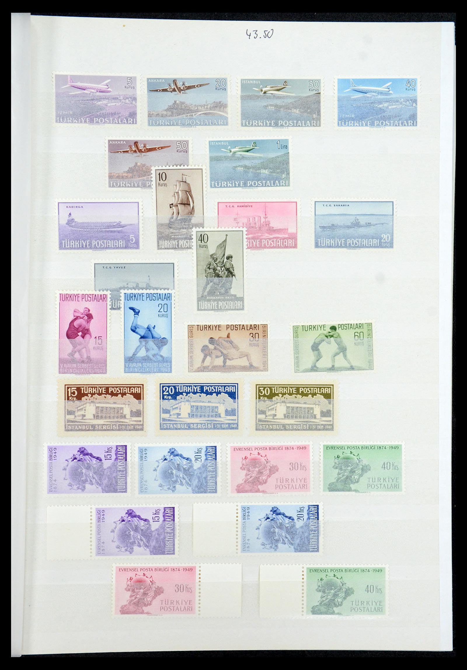 35493 063 - Stamp Collection 35493 Turkey 1863-1988.