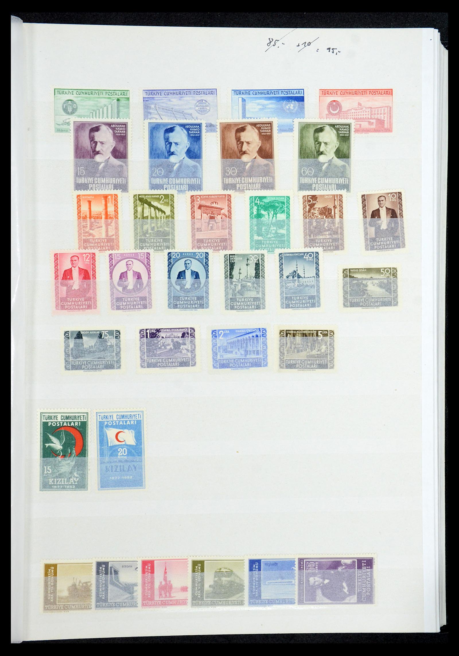 35493 067 - Stamp Collection 35493 Turkey 1863-1988.