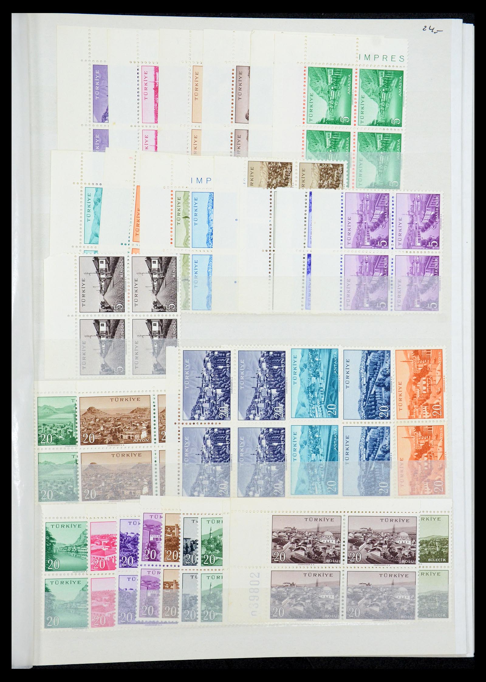 35493 073 - Stamp Collection 35493 Turkey 1863-1988.