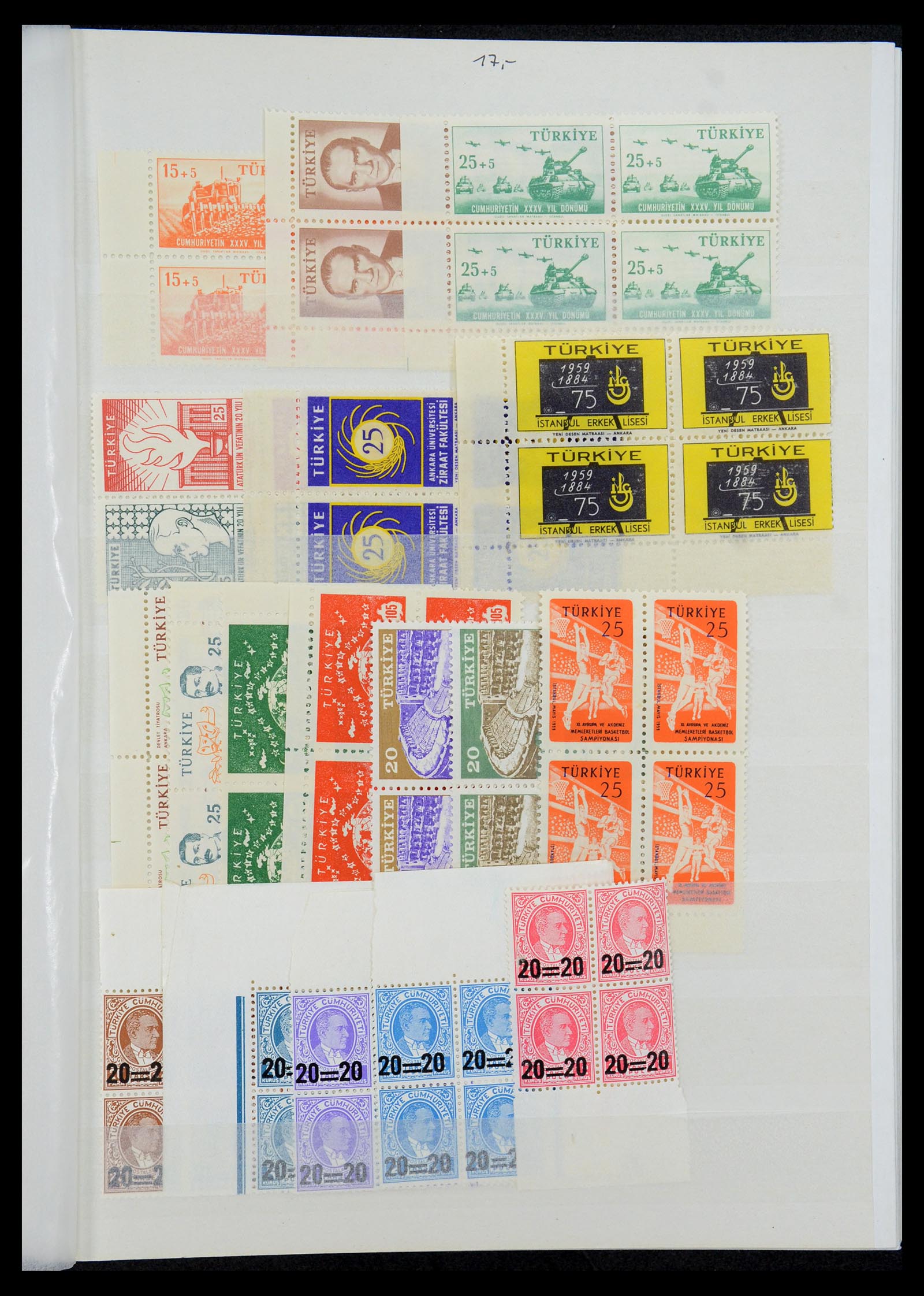 35493 074 - Stamp Collection 35493 Turkey 1863-1988.