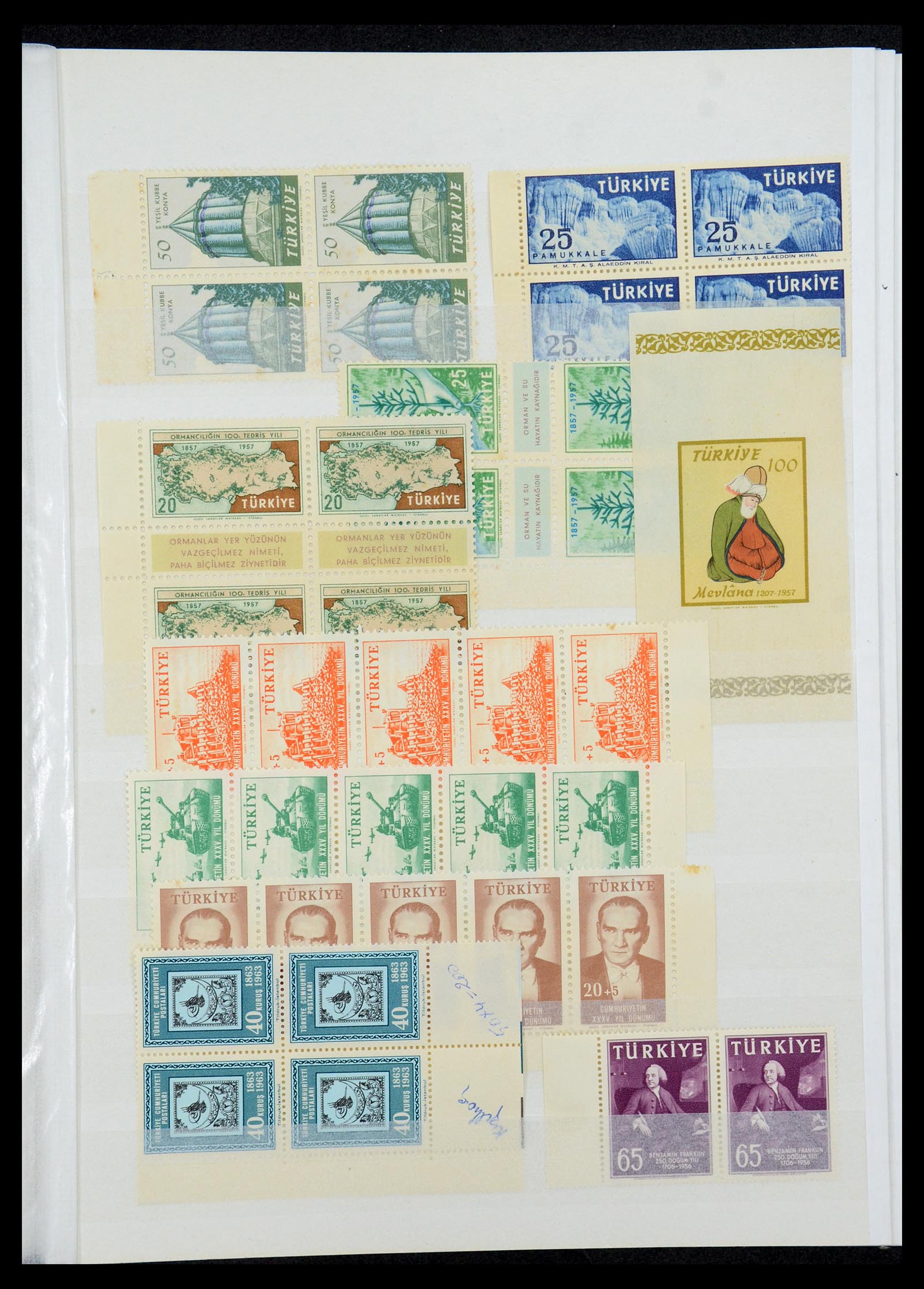 35493 082 - Stamp Collection 35493 Turkey 1863-1988.