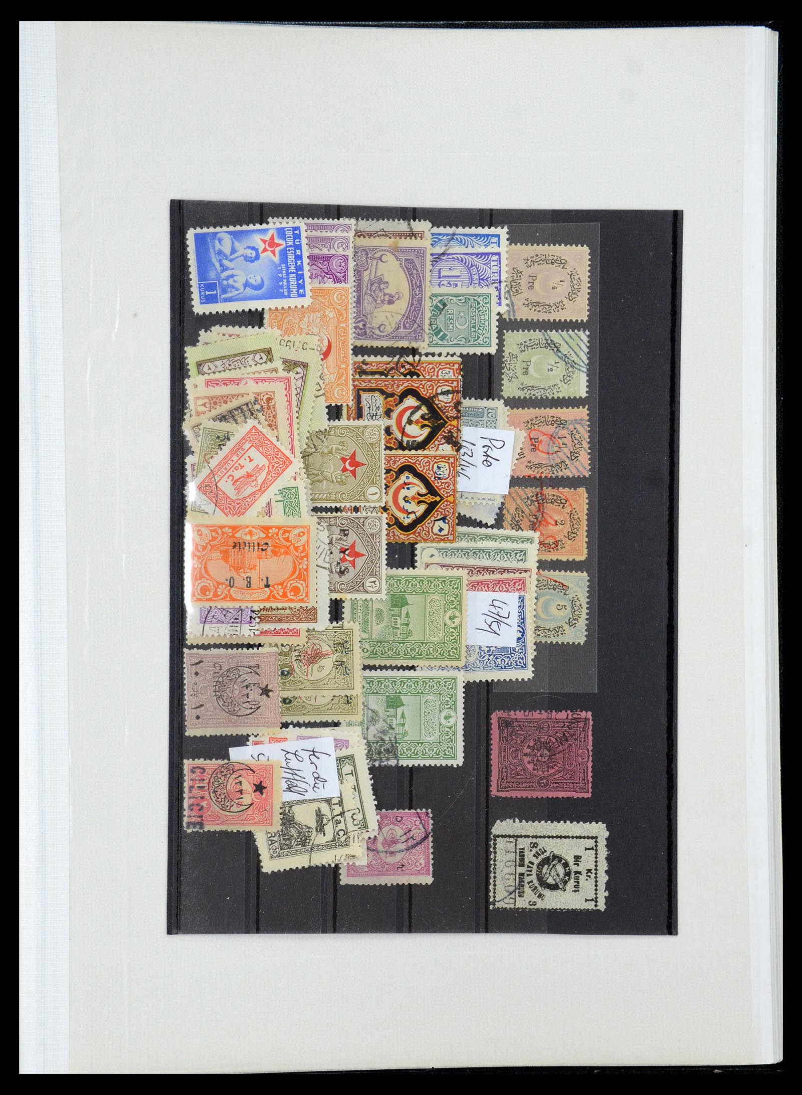 35493 115 - Stamp Collection 35493 Turkey 1863-1988.