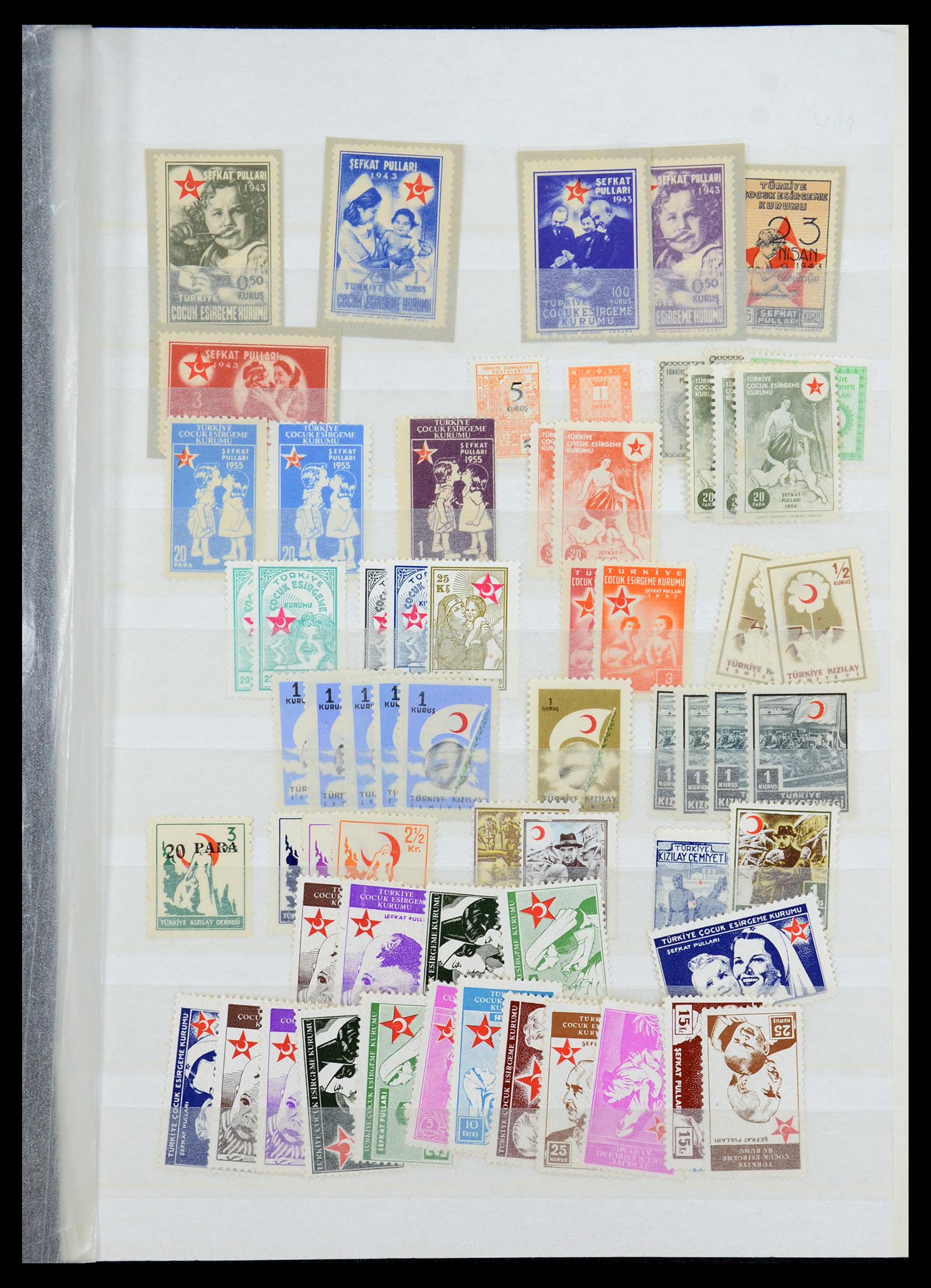 35493 124 - Postzegelverzameling 35493 Turkije 1863-1988.