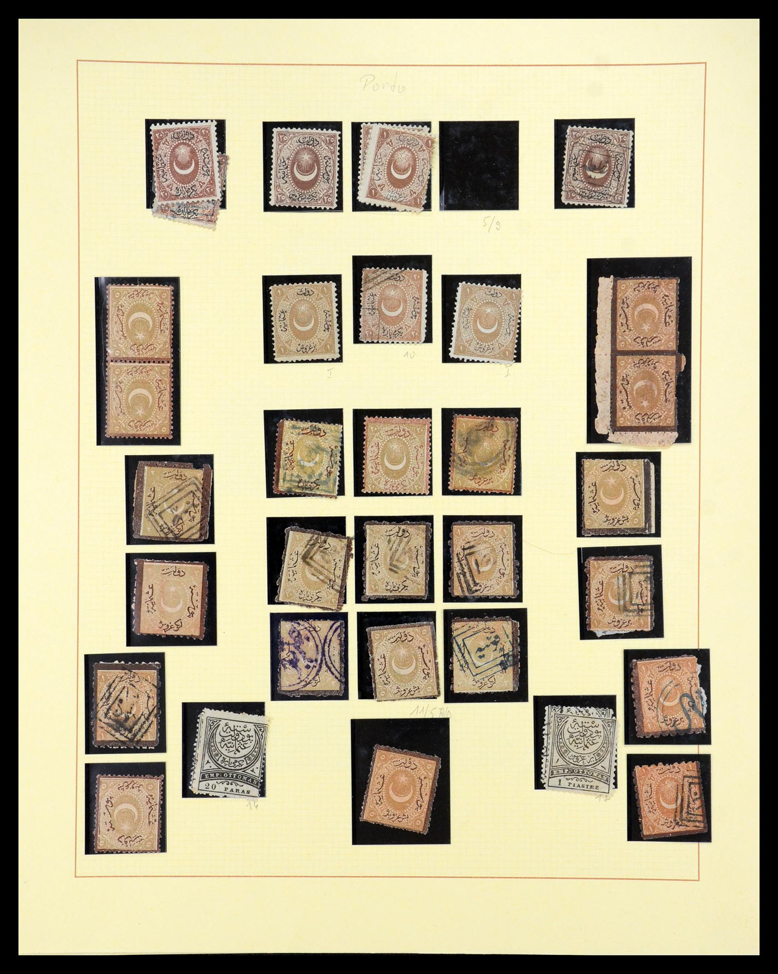 35493 126 - Postzegelverzameling 35493 Turkije 1863-1988.