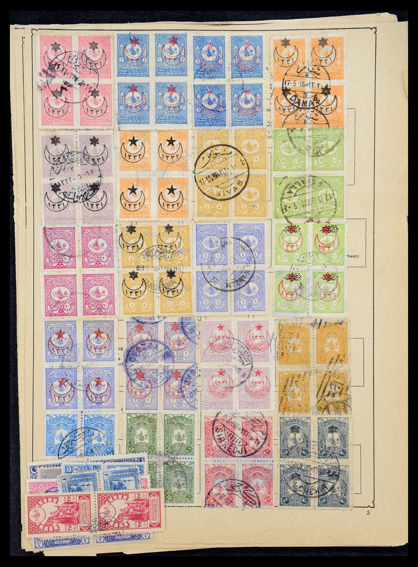 35493 130 - Stamp Collection 35493 Turkey 1863-1988.