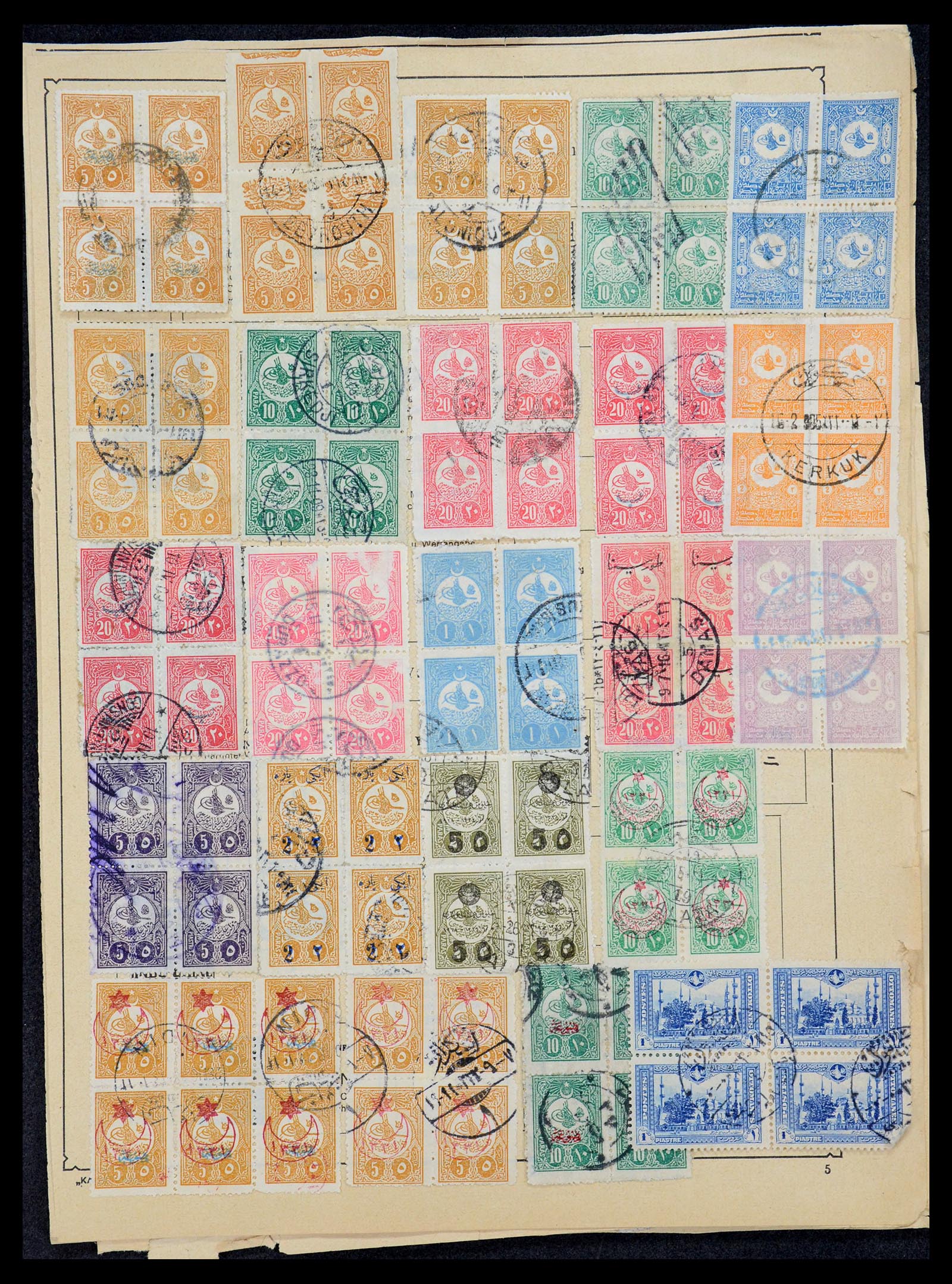 35493 132 - Stamp Collection 35493 Turkey 1863-1988.