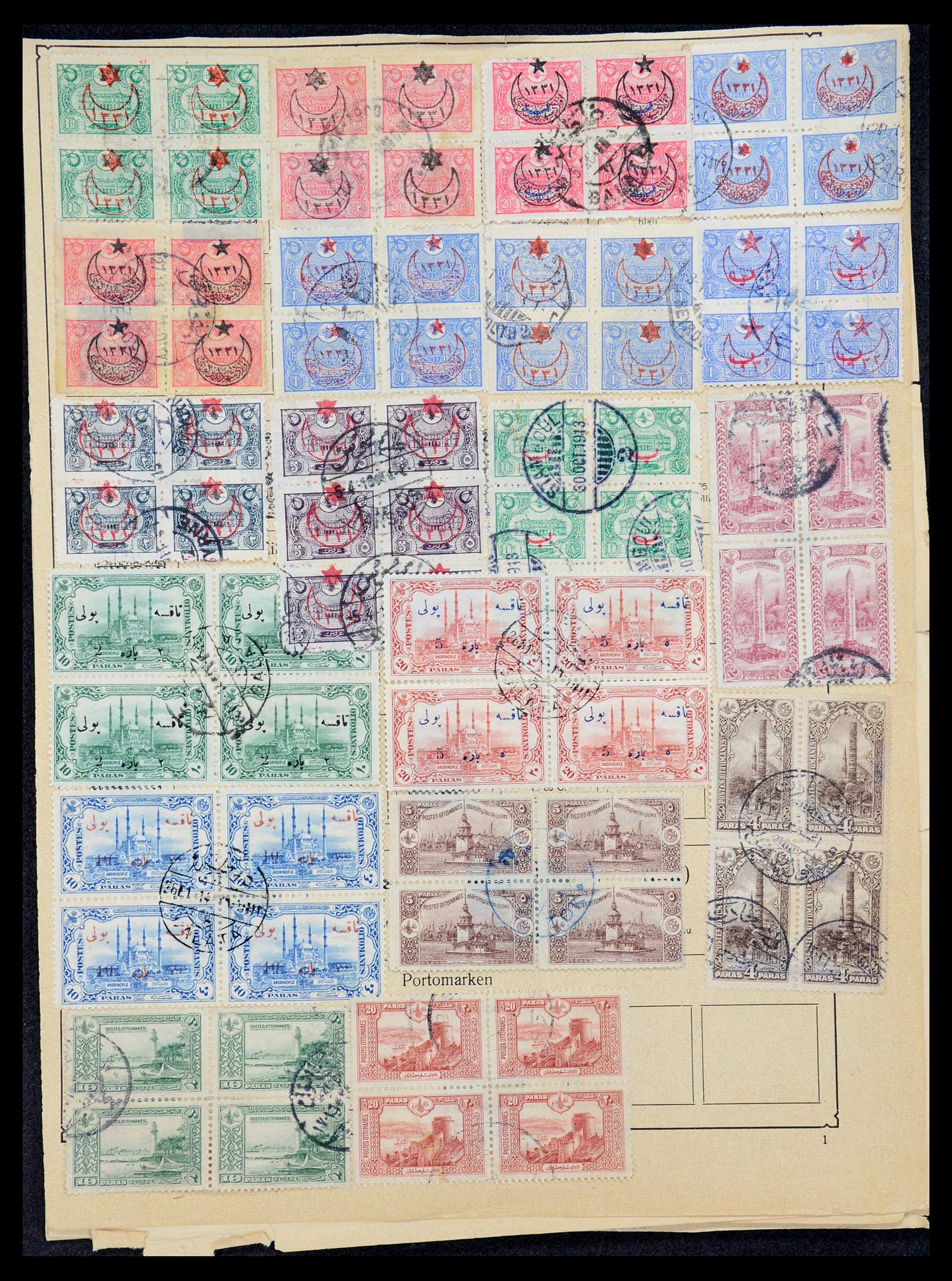 35493 134 - Stamp Collection 35493 Turkey 1863-1988.