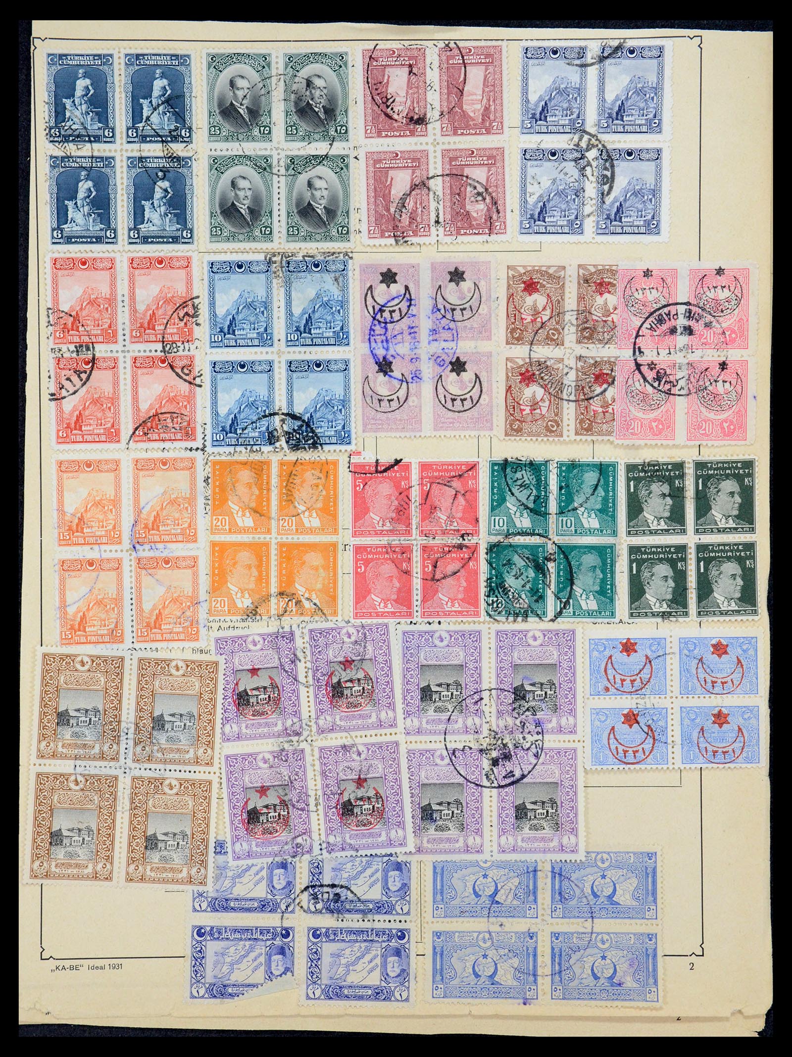 35493 137 - Stamp Collection 35493 Turkey 1863-1988.