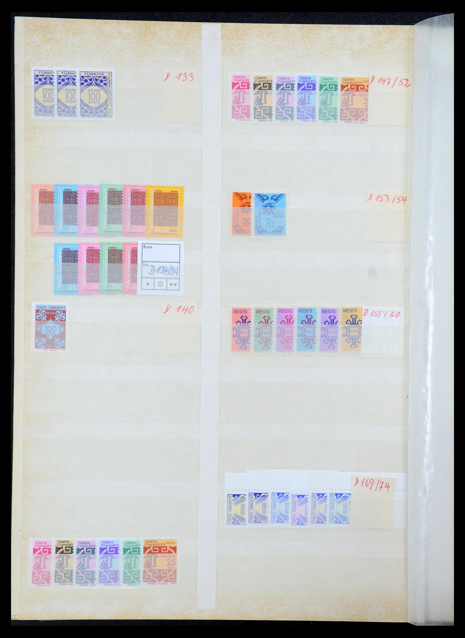 35493 143 - Postzegelverzameling 35493 Turkije 1863-1988.