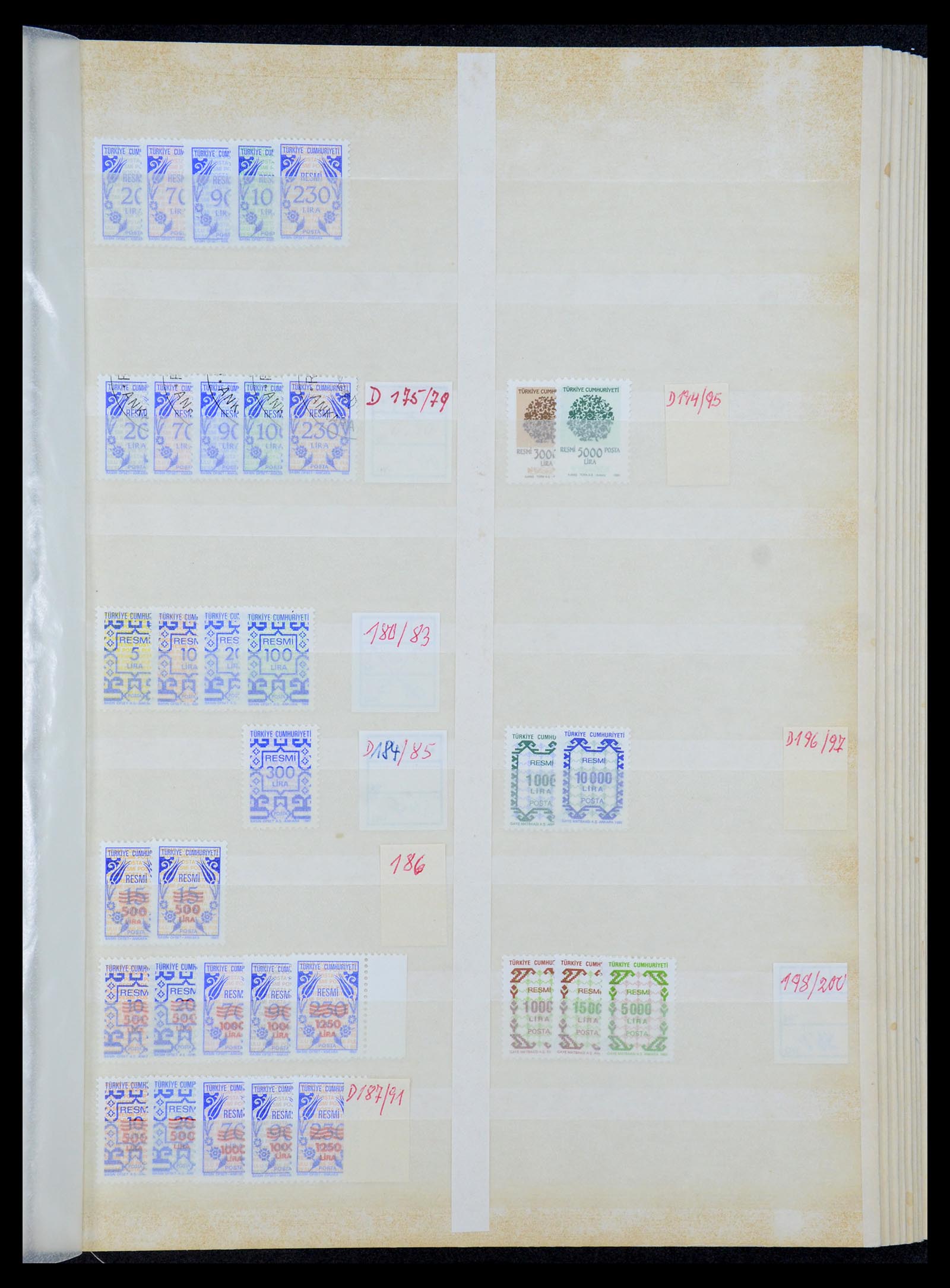 35493 144 - Stamp Collection 35493 Turkey 1863-1988.