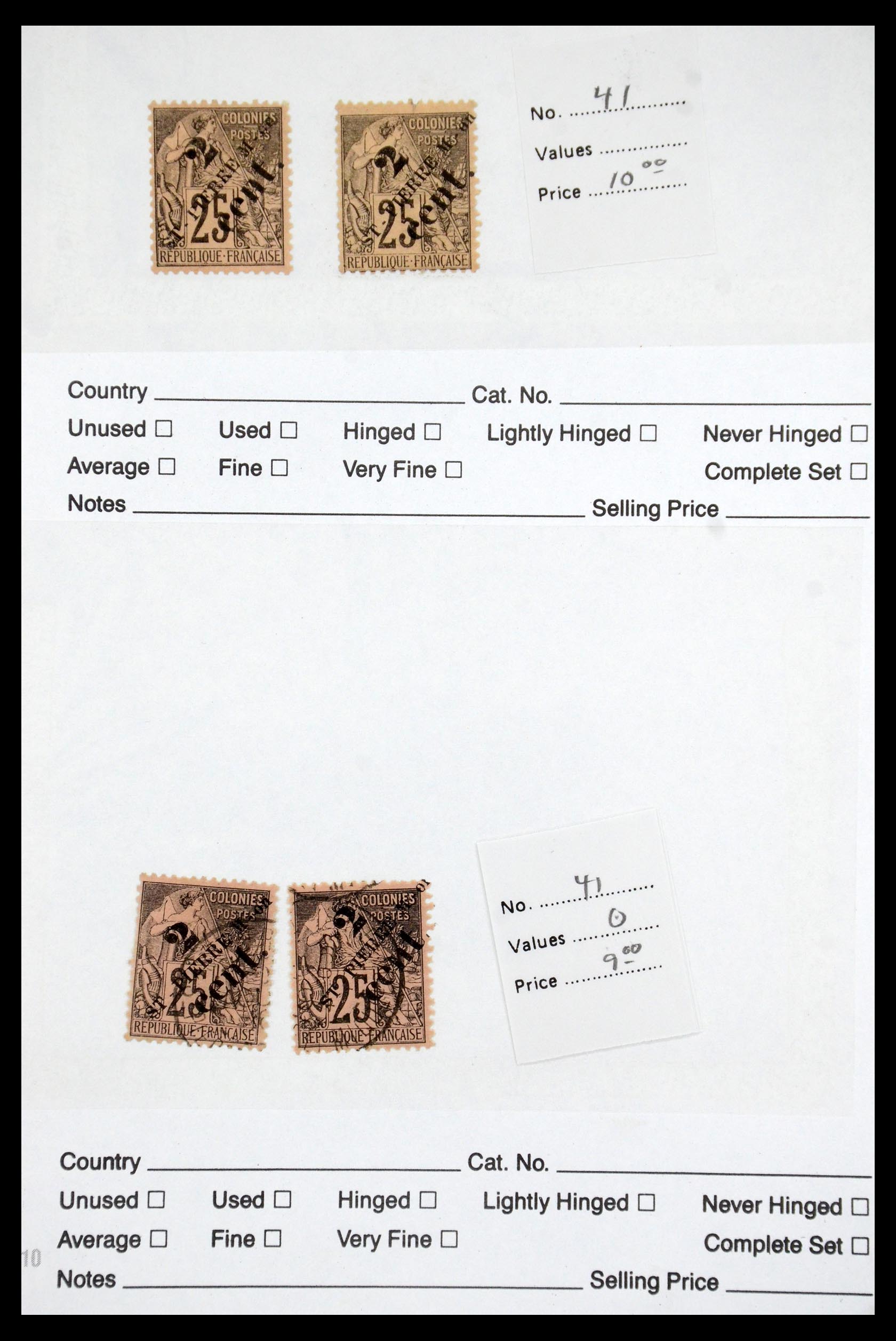 35494 005 - Postzegelverzameling 35494 Franse koloniën klassiek 1880-1940.